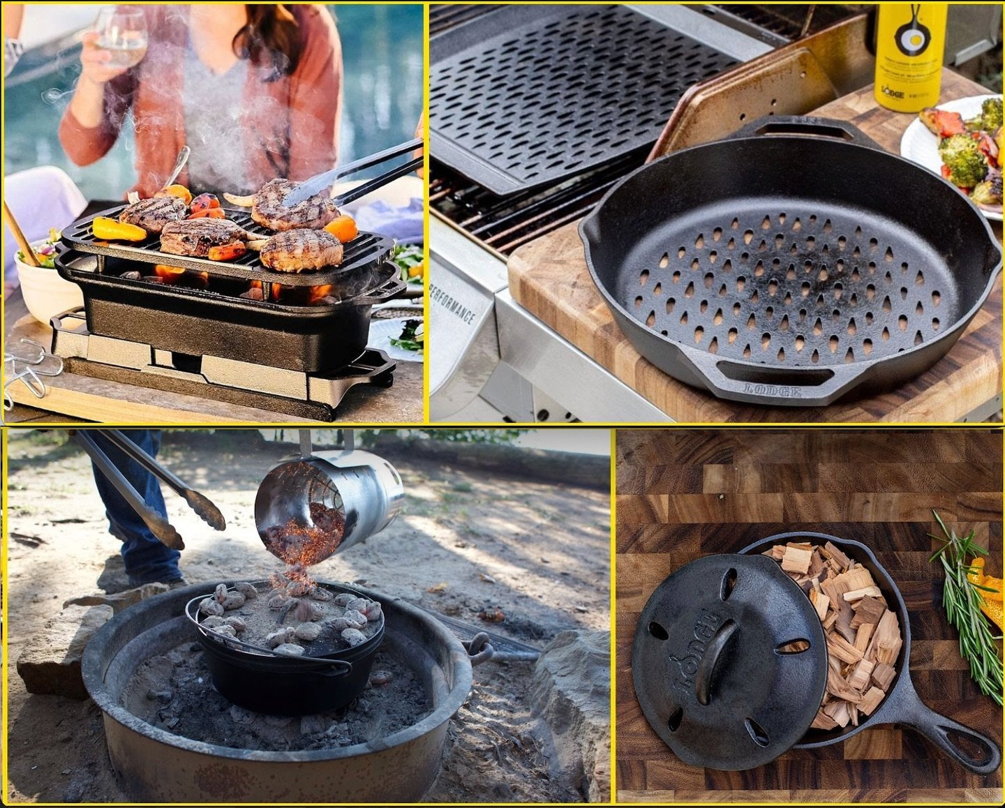 Do you guys love @lodgecastiron as much as I do? Well, first of all, I&rsquo;d say that quite a bit of love! If you do, here&rsquo;s a reason to love them even more - you can save up to 25% on select grilling pieces through May 24th. 

They&rsquo;ve 