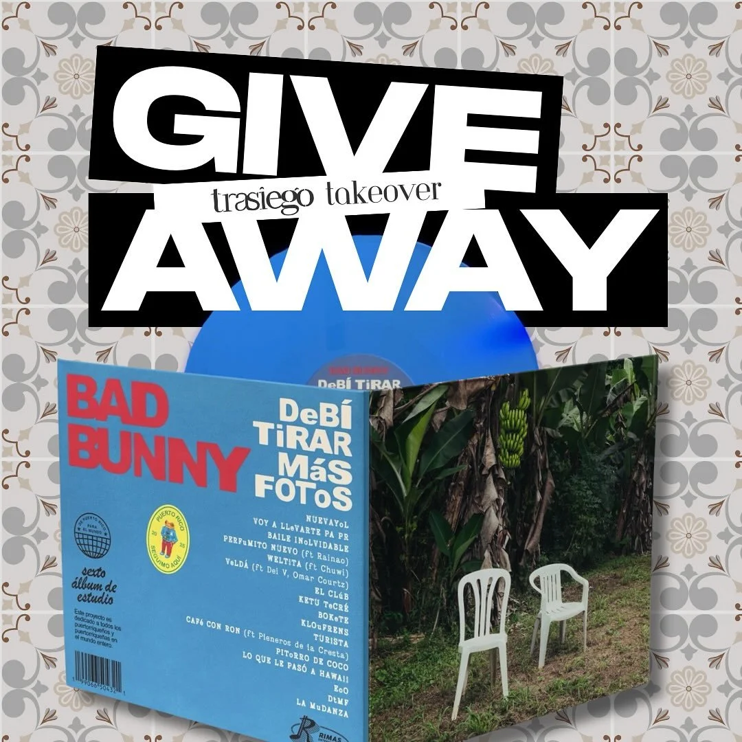 QUICK GIVEAWAY ALERT 🚨

Queremos cerrar este weekend takeover y empezar la semana de la mejor manera.

Estamos sorteando 2 LP de &ldquo;DeB&Iacute; TiRAR M&aacute;S FOToS&rdquo;. 💿🐰

Los pasos son simples:
&bull; Debes estar siguiendo nuestra cuen