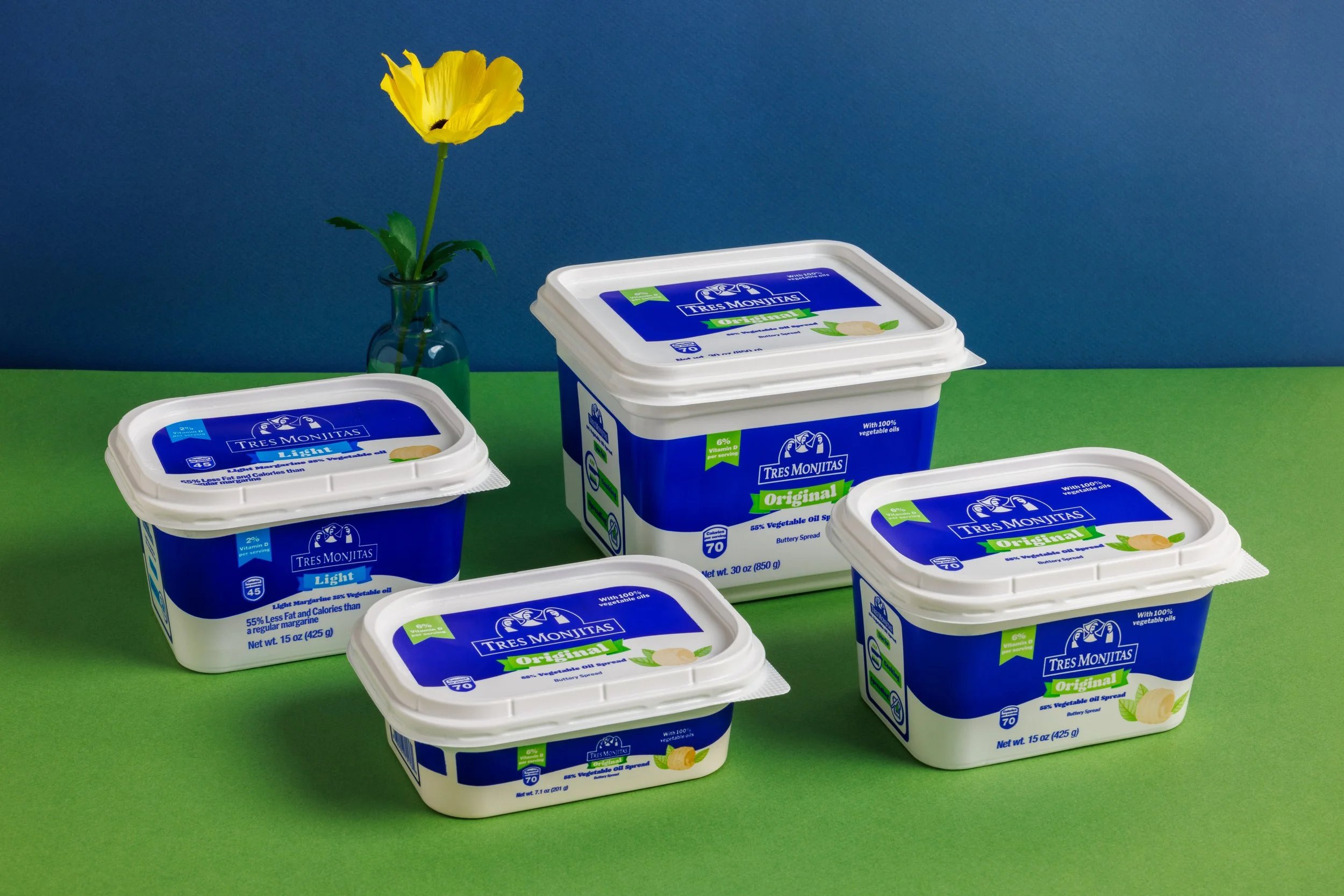 Tres Monjitas presenta su nueva línea de margarinas