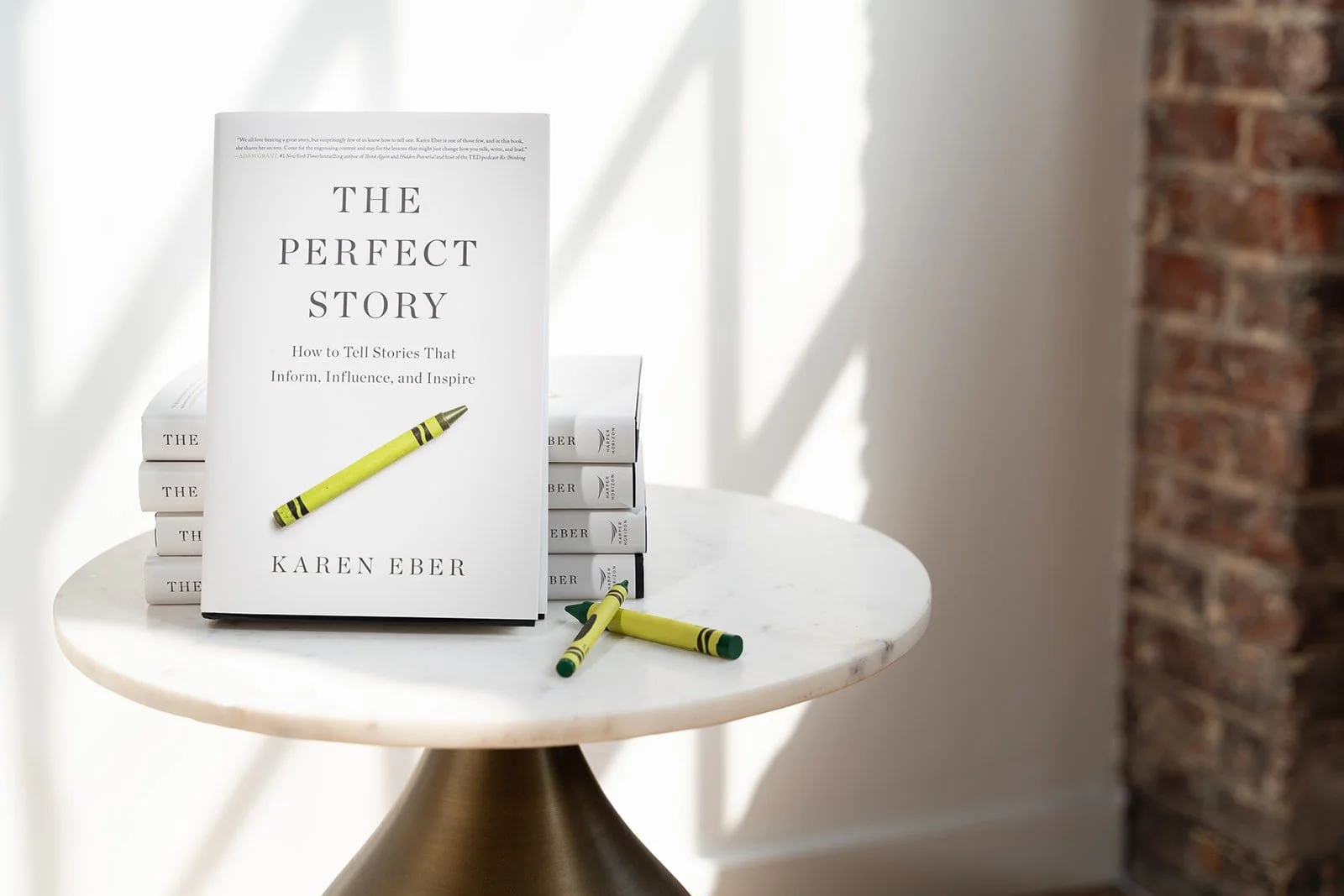 The Perfect Story book on a table