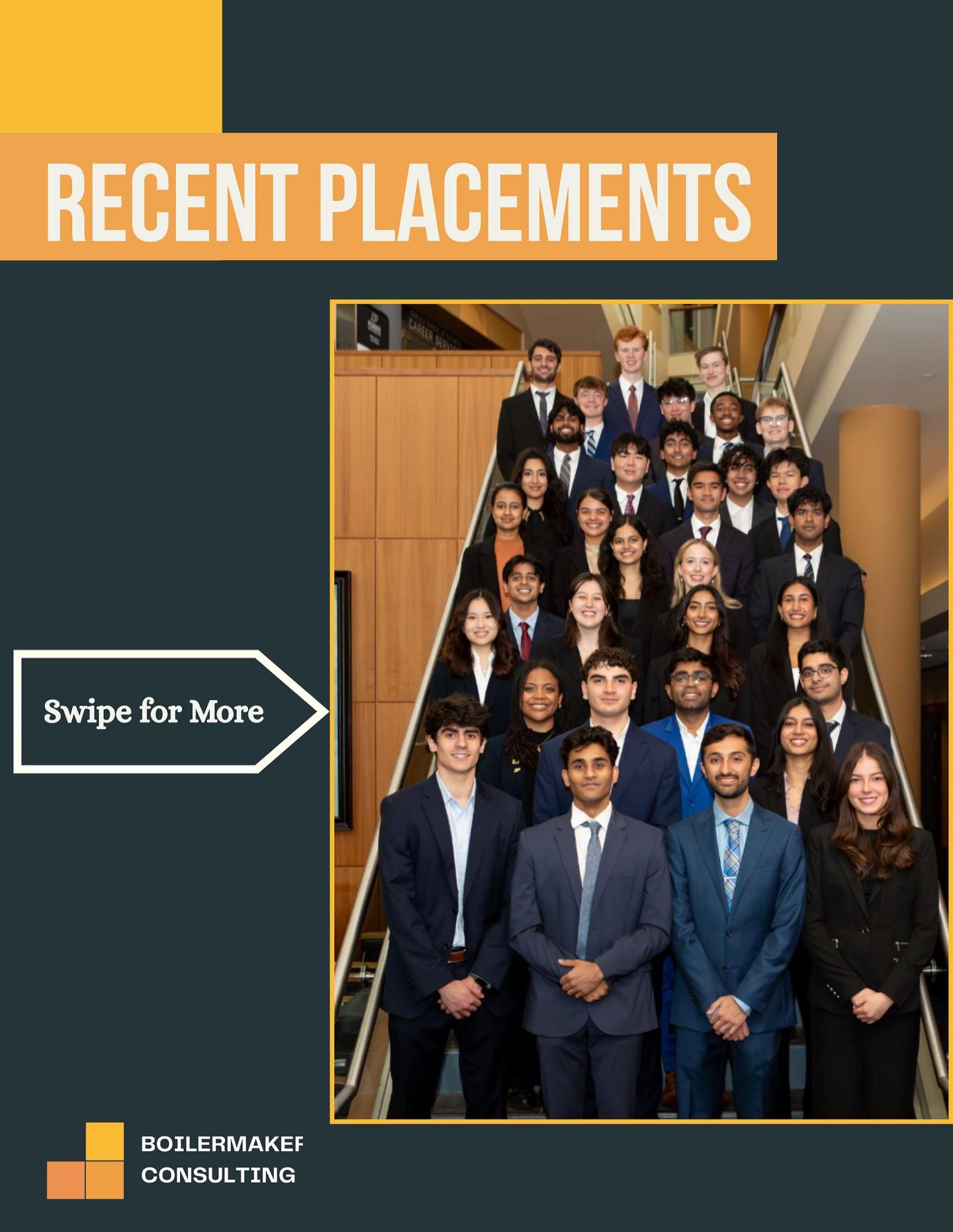 We are incredibly proud to share some of Boilermaker Consulting&rsquo;s recent placements! From internships at top firms to full-time roles across industries, our consultants continue to achieve outstanding results.
At BC, members gain real-world exp