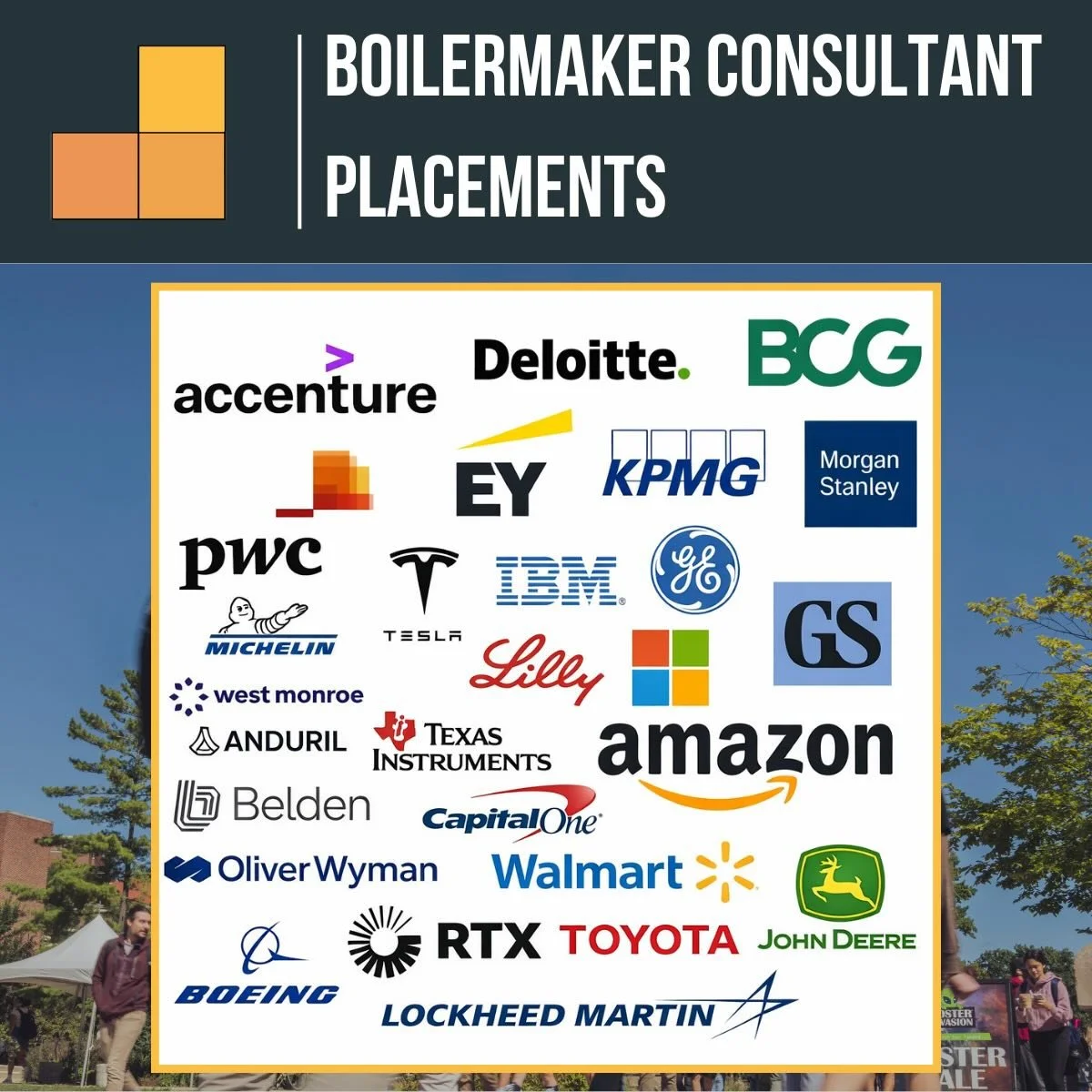 Boilermaker Consulting was founded during the midst of COVID-19 as an organization where students could gain work experience during a time in the job market when that wasn&rsquo;t possible. Since its establishment, BC consultants have utilized their 
