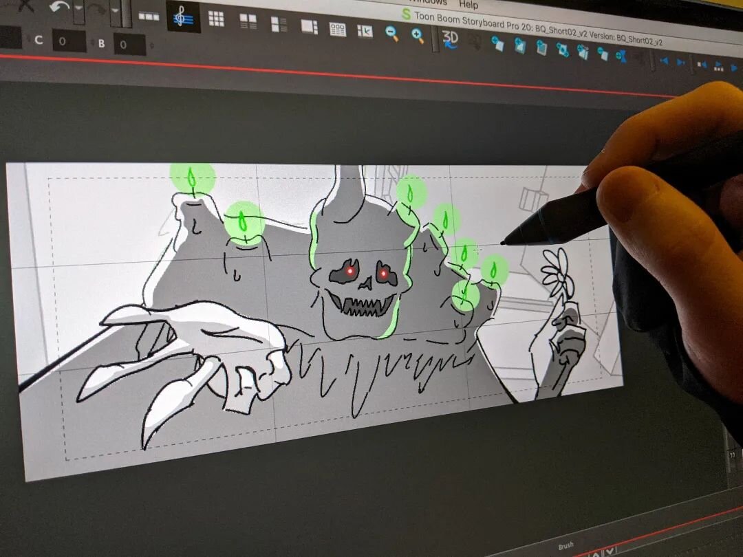 Finished shot for another upcoming WIP board sequence. Trying to add more stuff to my portfolio before #lbx2022

Anyone else going to #LightboxExpo?

#badquest #storyboard #storyboardartist #storyboardpro #darkfantasyart #darkfantasy #artistsoninstag