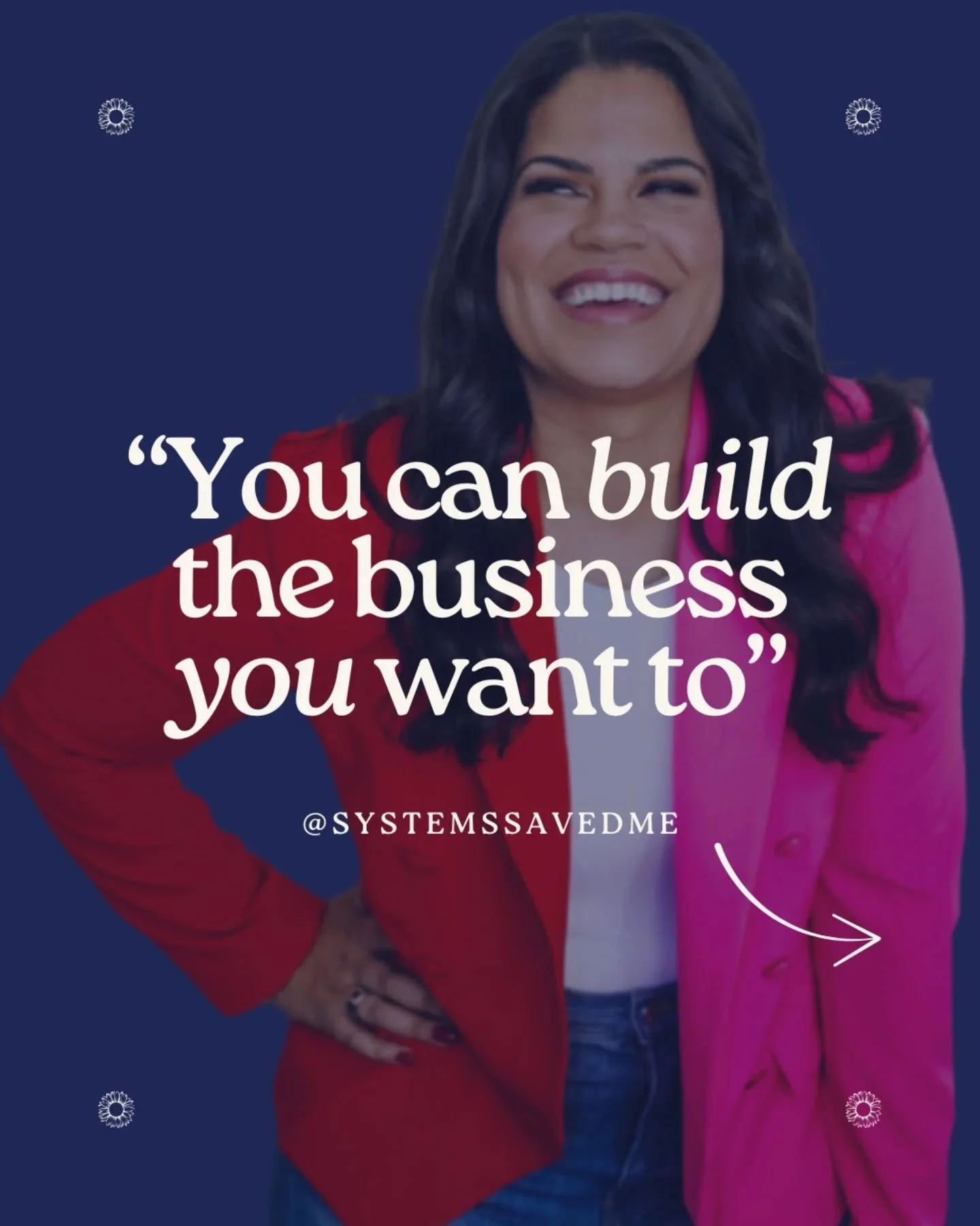"1.) You can build the business you want to

2.) You're not alone

3.) Being known is actually one of the most courageous things you can do

And you have absolutely no idea who it is that needs to see you, who is out there that needs to see your