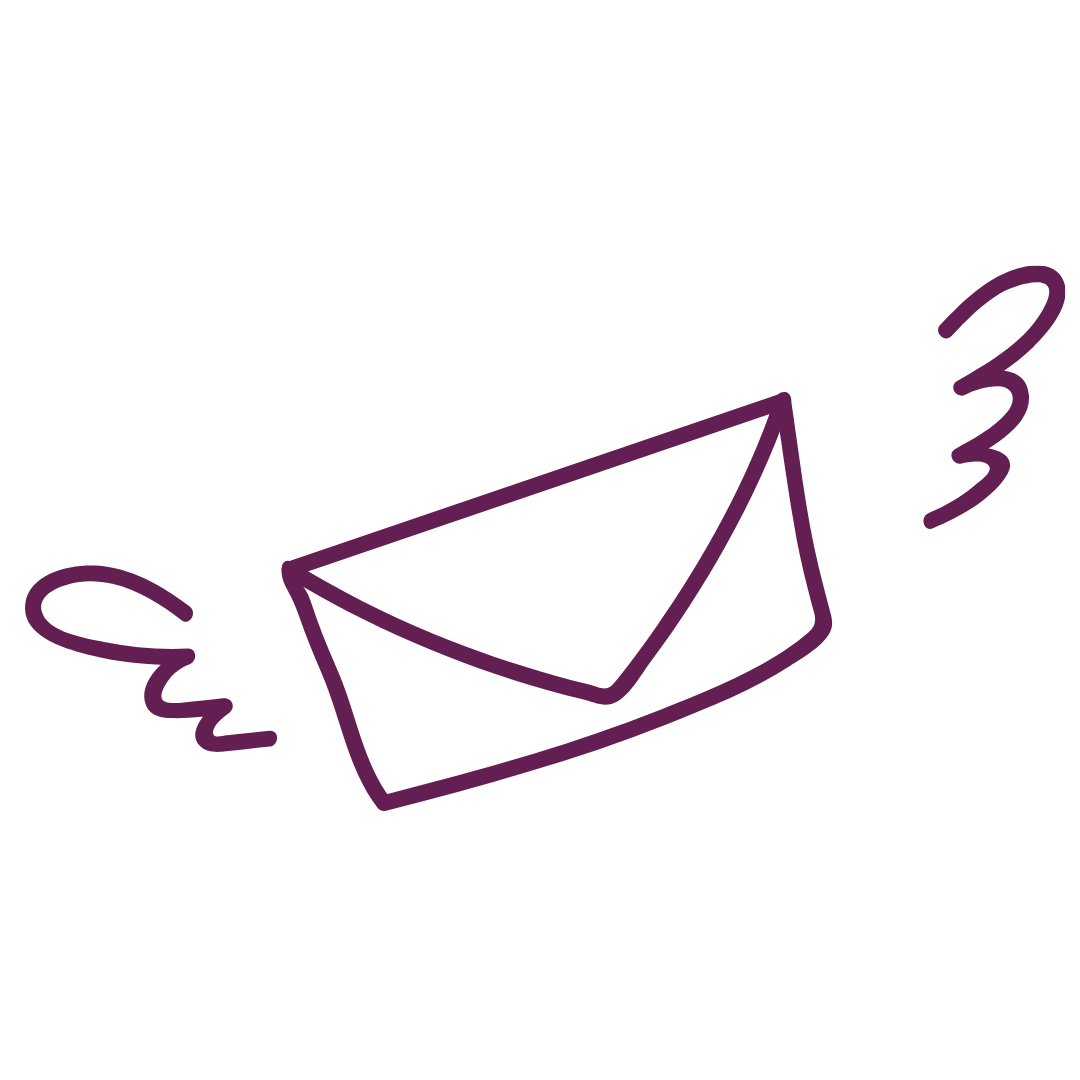 Envelope with wings icon representing email marketing, newsletters, and communication strategies.