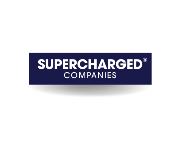The Supercharged Companies logo representing a testimonial from a marketing member.