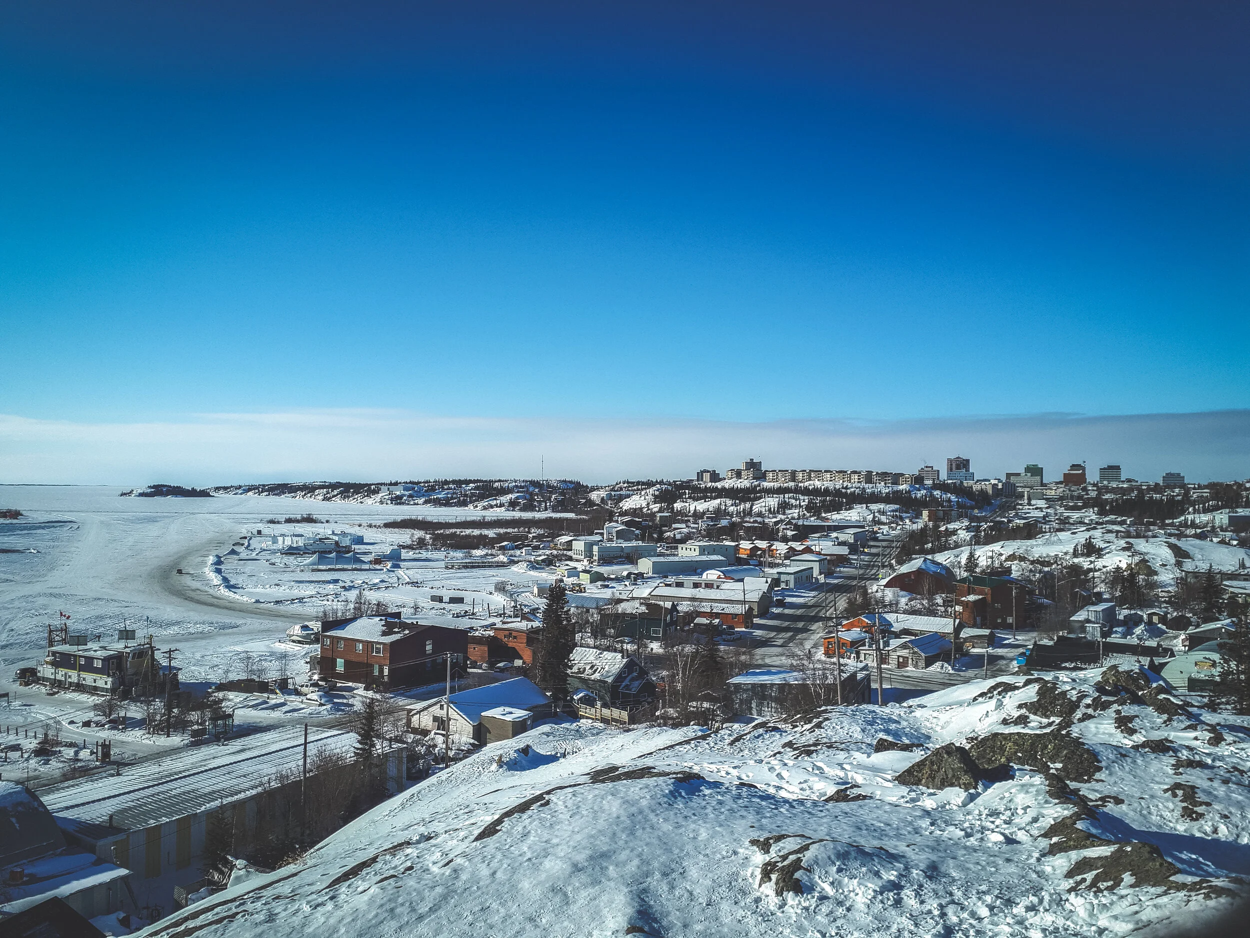 Yellowknife in Winter — Over The Peaks