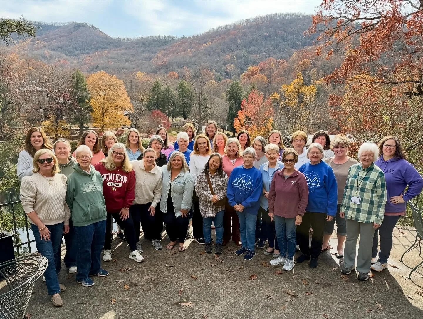 Sharing in fellowship and spiritual growth is a gift and the bow on top is the beauty of Montreat! Our ladies had a wonderful weekend exploring what it means to live &ldquo;on common ground.&rdquo;