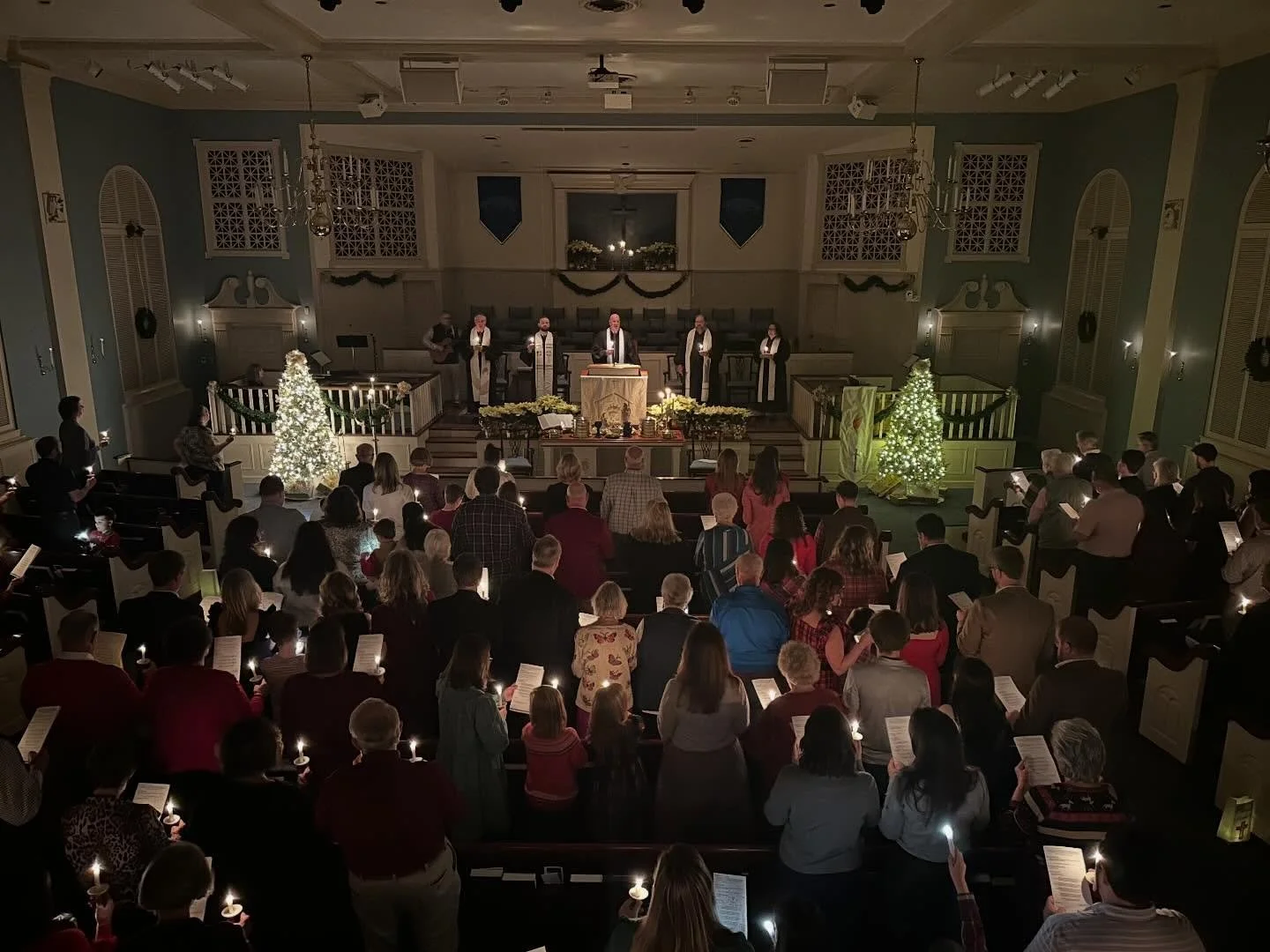 A thrill of hope&mdash;the weary world rejoices,
for yonder breaks a new and glorious morn!

Merry Christmas!