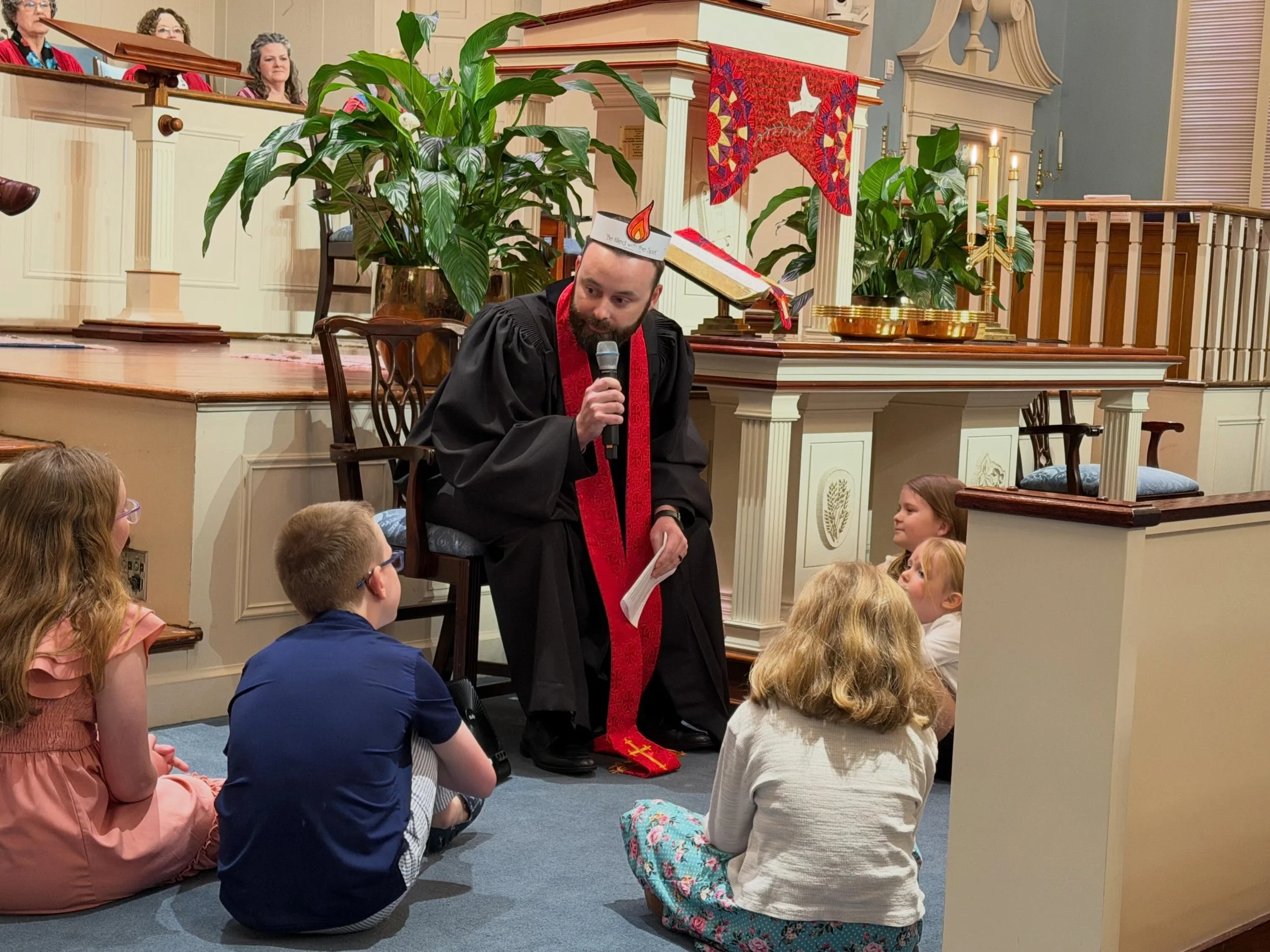 Yesterday, on Pentecost Sunday, we celebrated the gift of the Holy Spirit which was poured out on all flesh, stirring up gifts in every heart, calling every one of us into ministry.

At Oakland Baptist we take that seriously. We believe the Spirit do