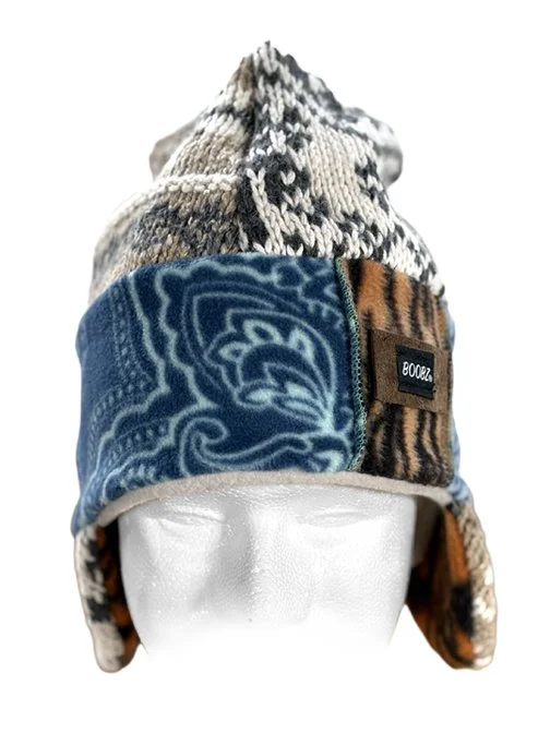 EARFLARP #15 (BLUE TAN PATTERN MIX)