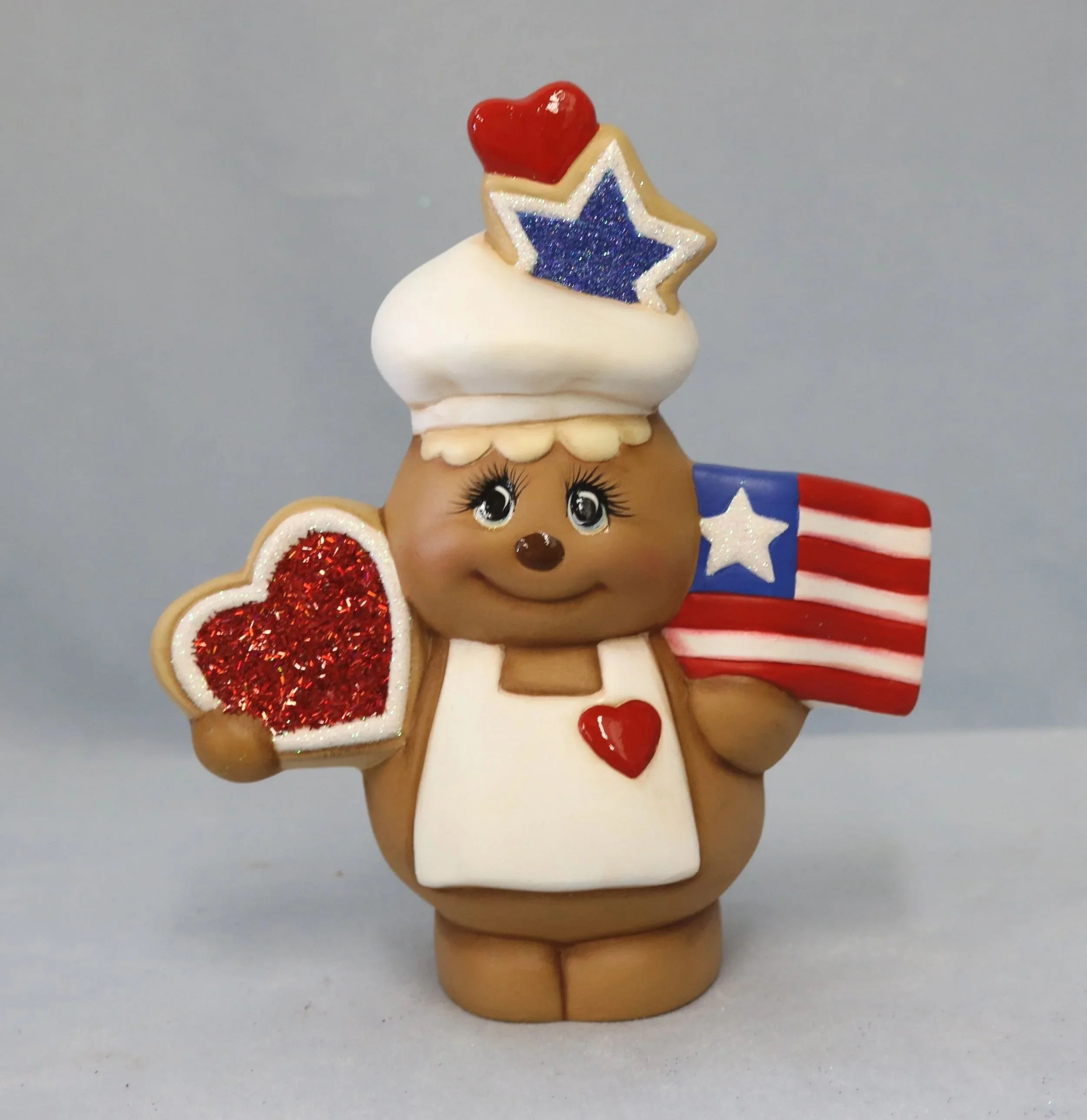 Patriotic Gingerbread Ceramic