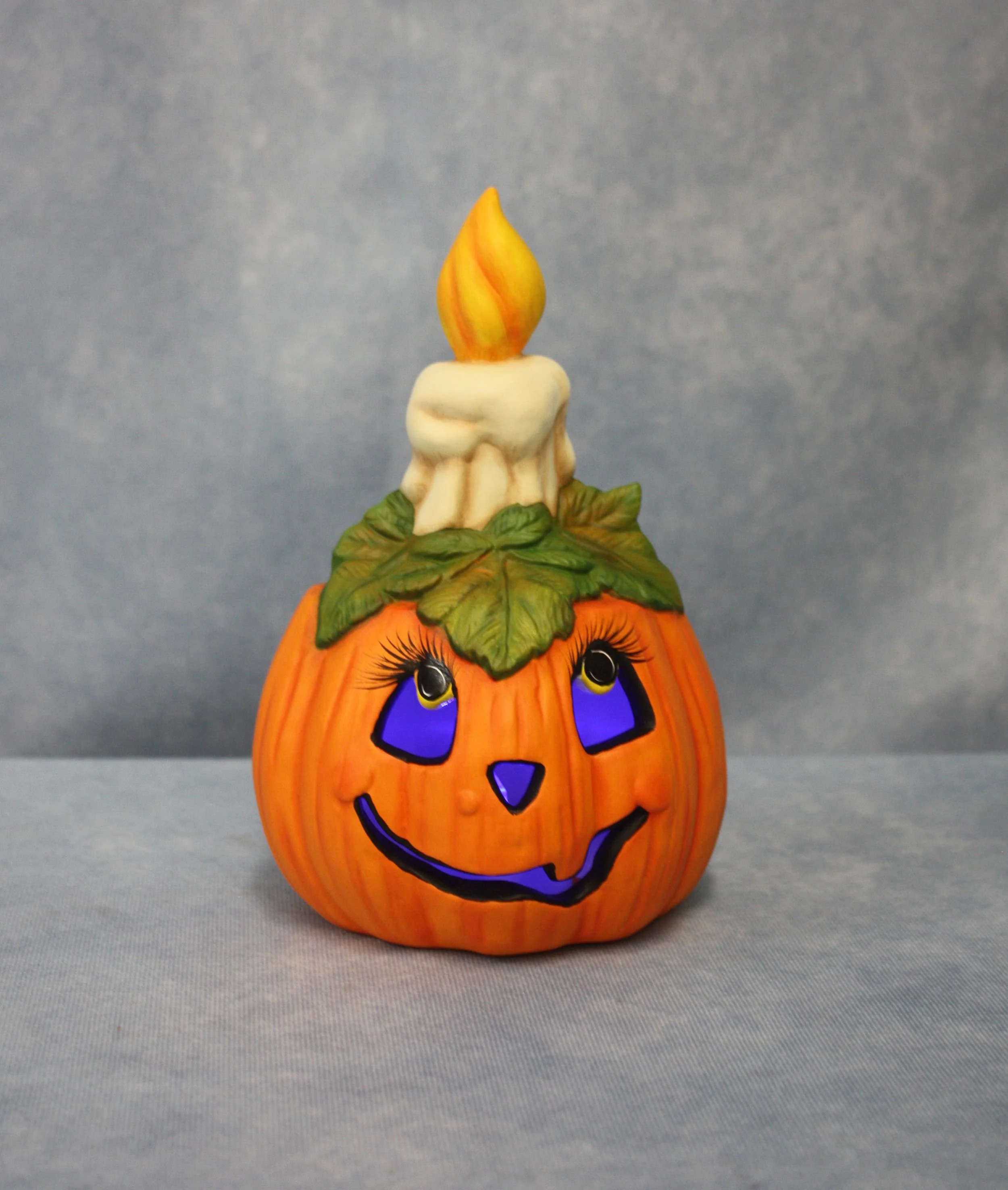Ceramic Pumpkin Candleholder