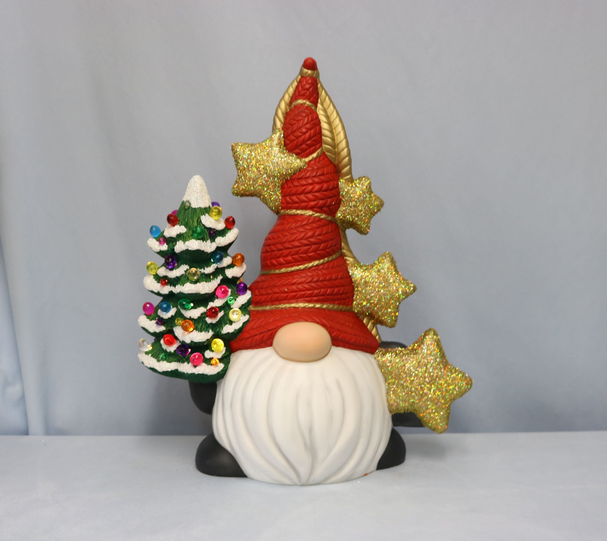 Christmas Gnome Olaf with Tree