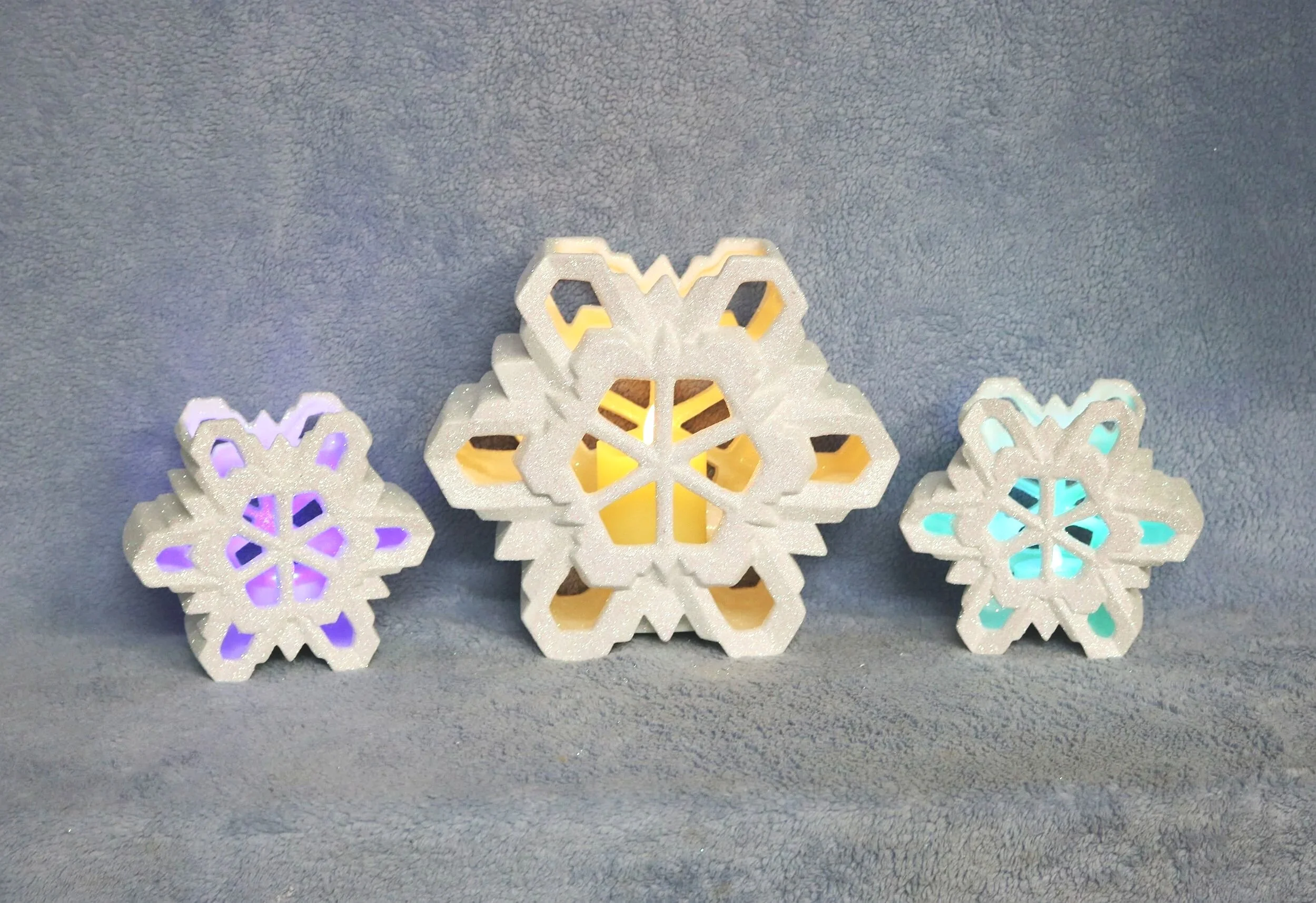 Sparkling Snowflake Candleholder