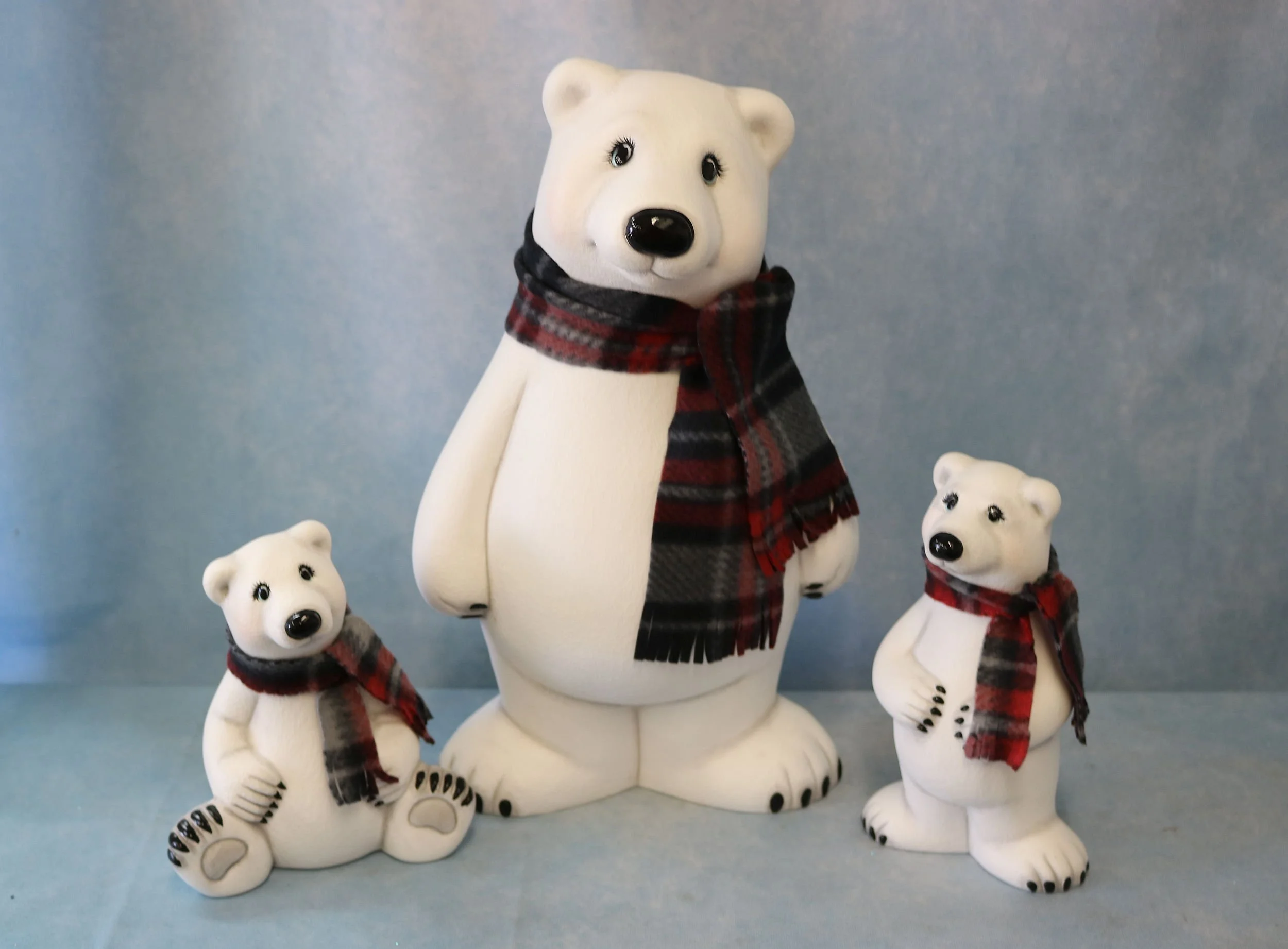 Hand-Painted Polar Bear Ceramic