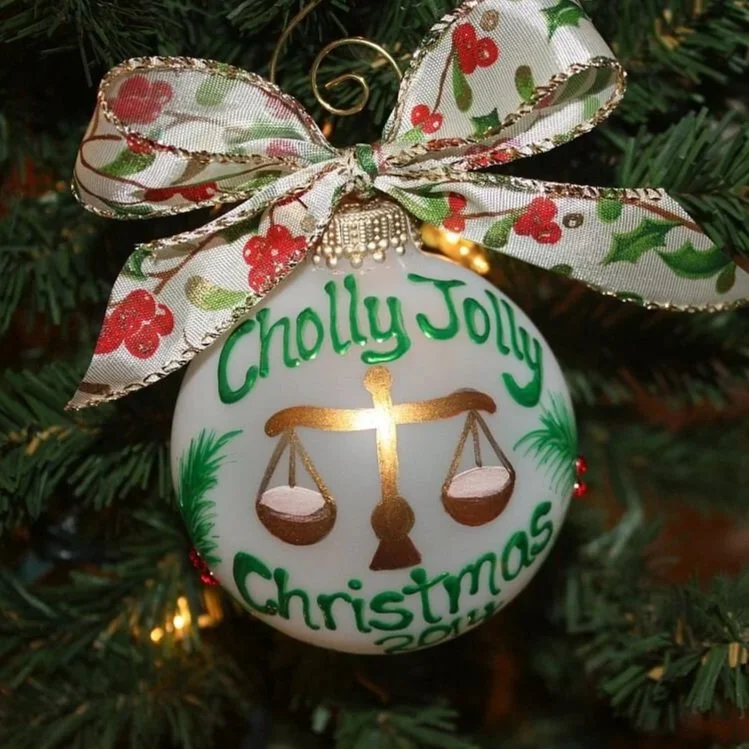 Scale of Justice Ornament