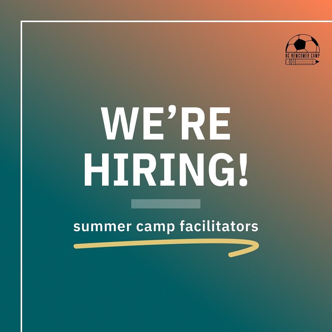 Join us in making a difference this summer as a Camp Facilitator. 

Through sports, arts and crafts activities, and English language class, our Summer Camps support newcomer refugee children to build friendships, community, and confidence in the chil