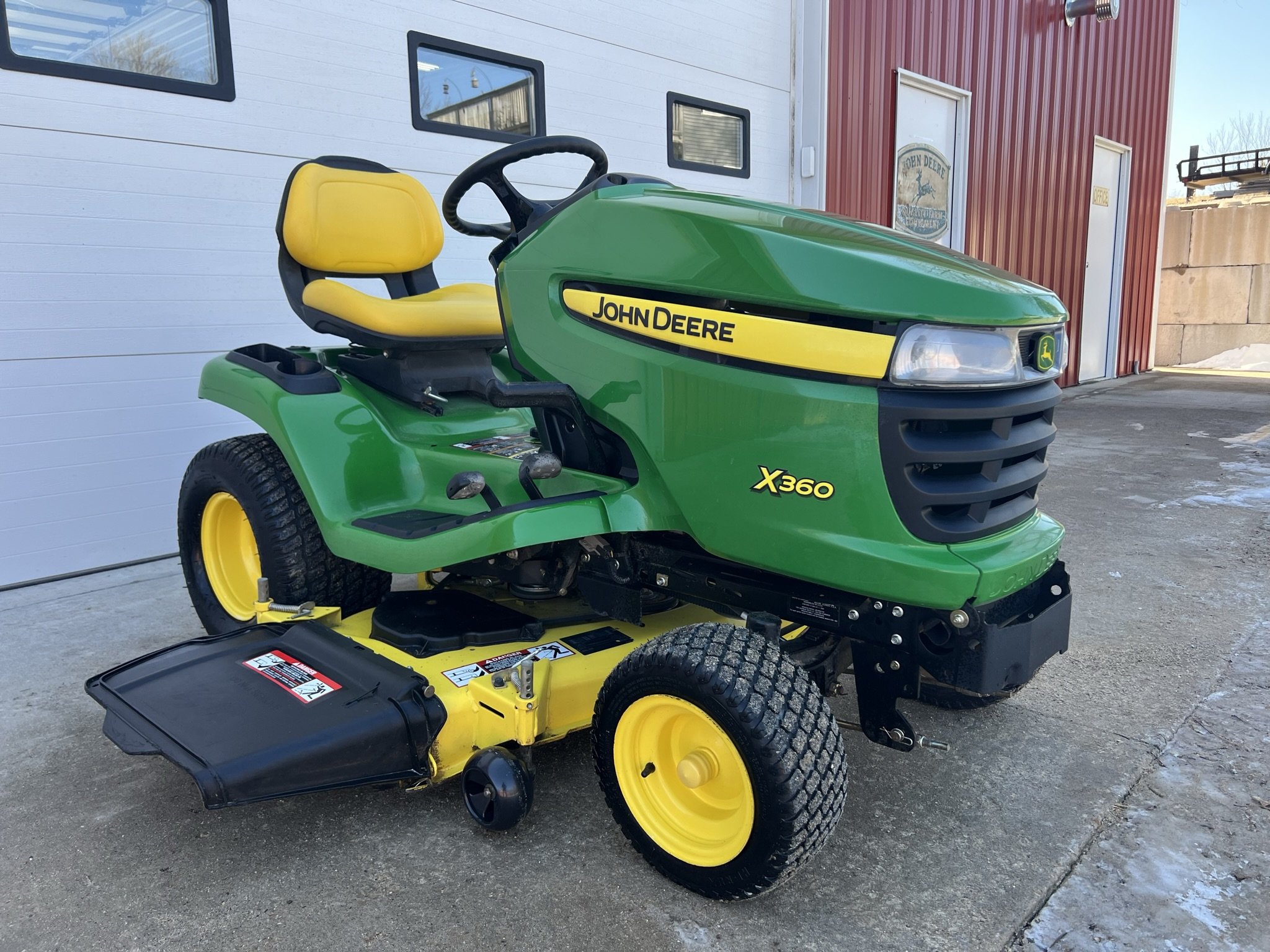2012 John Deere X360 Tractor 48 Deck 448 Hours 4500 — Cb Lawn Equipment