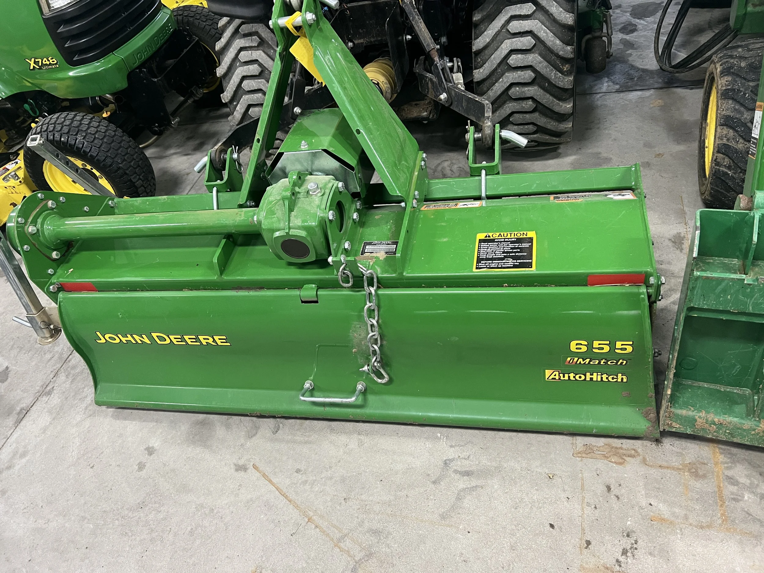 John Deere 55" tiller for 1023E, 1025R, 1026R tractors $3200