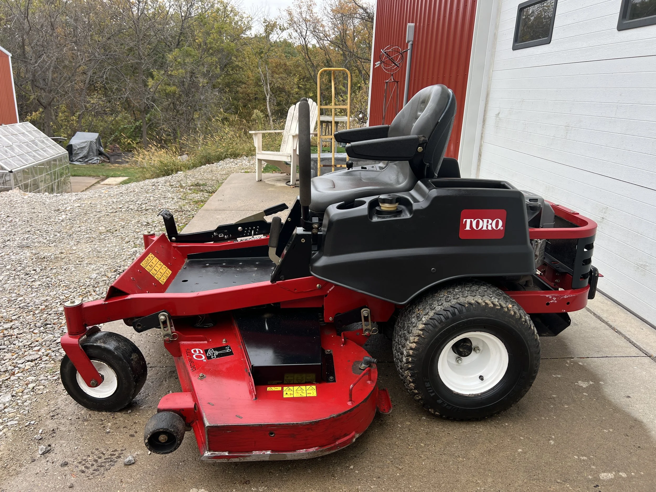 2012 Toro ZX6050 zero turn 60" deck 26 horse Kawasaki engine 854 hours $2999