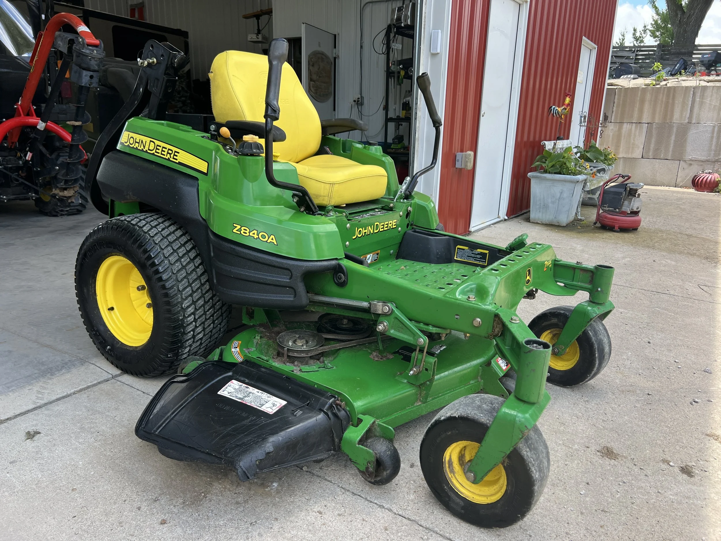 2008 John Deere Z840A zero turn mower 54" deck  1094 hours $3499