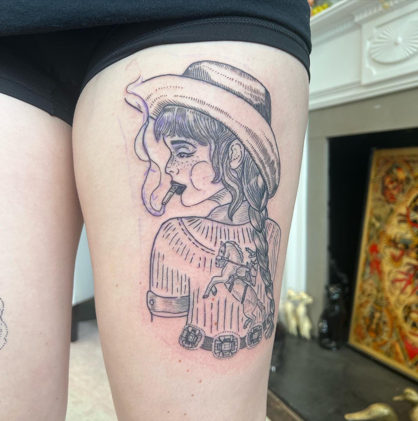 Let&rsquo;s go girls *kicks down a door*

By our rootinest tootinest cowpoke @themutemaker 

In Love Tattoo 1130 Burke St. Winston-Salem #nctattooer #nctattooers #vegan #vegantattooer #vegantattooers #nctattoo #dtwsnc #wsnclocal #wsncsmallbusiness #n