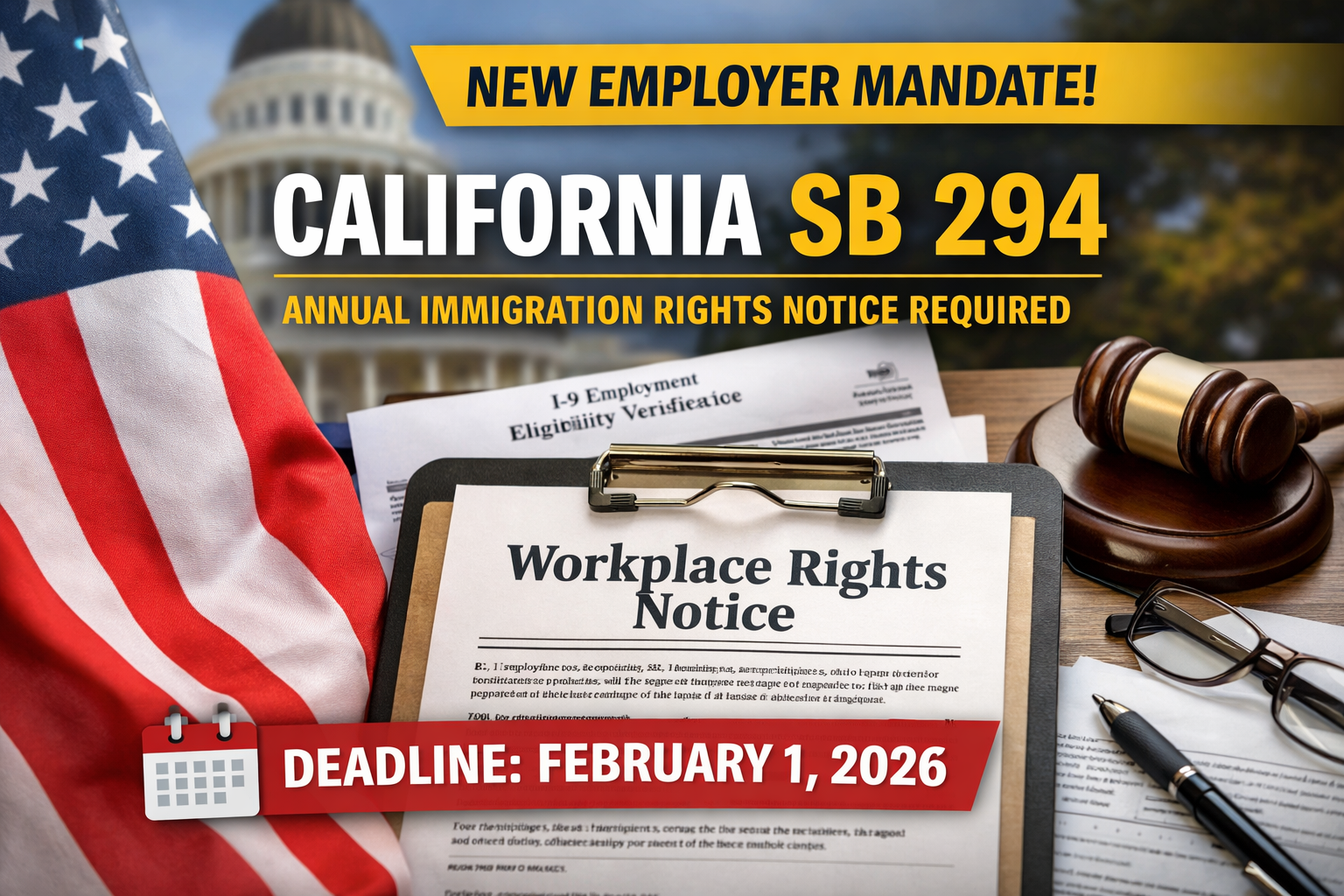 Don’t Miss The Deadline To Issue New Annual Immigration-Rights Notices To Employees
