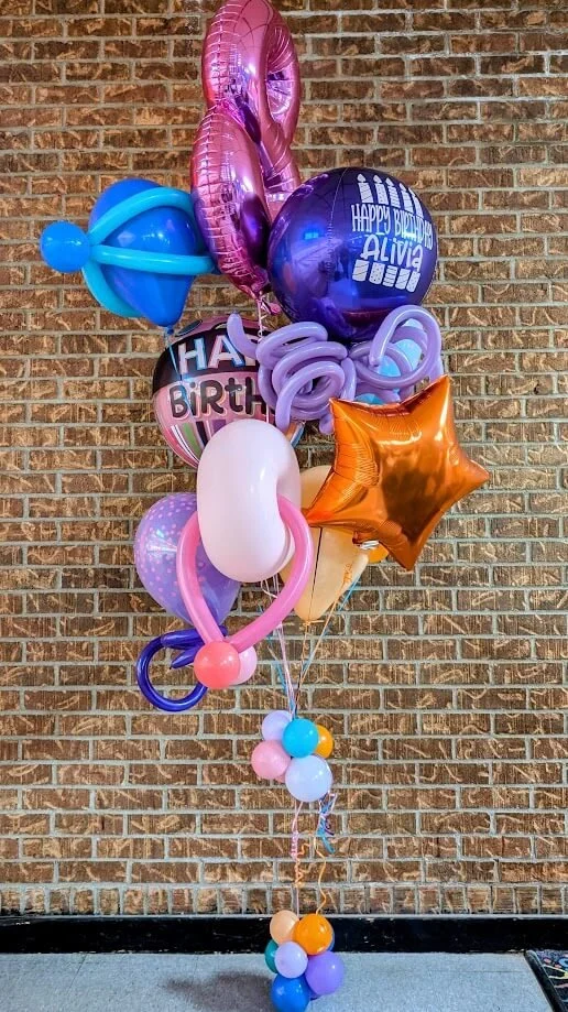 Helium Balloon Bouquets | Rockin' Robot Party Co. — West Bloomfield ...