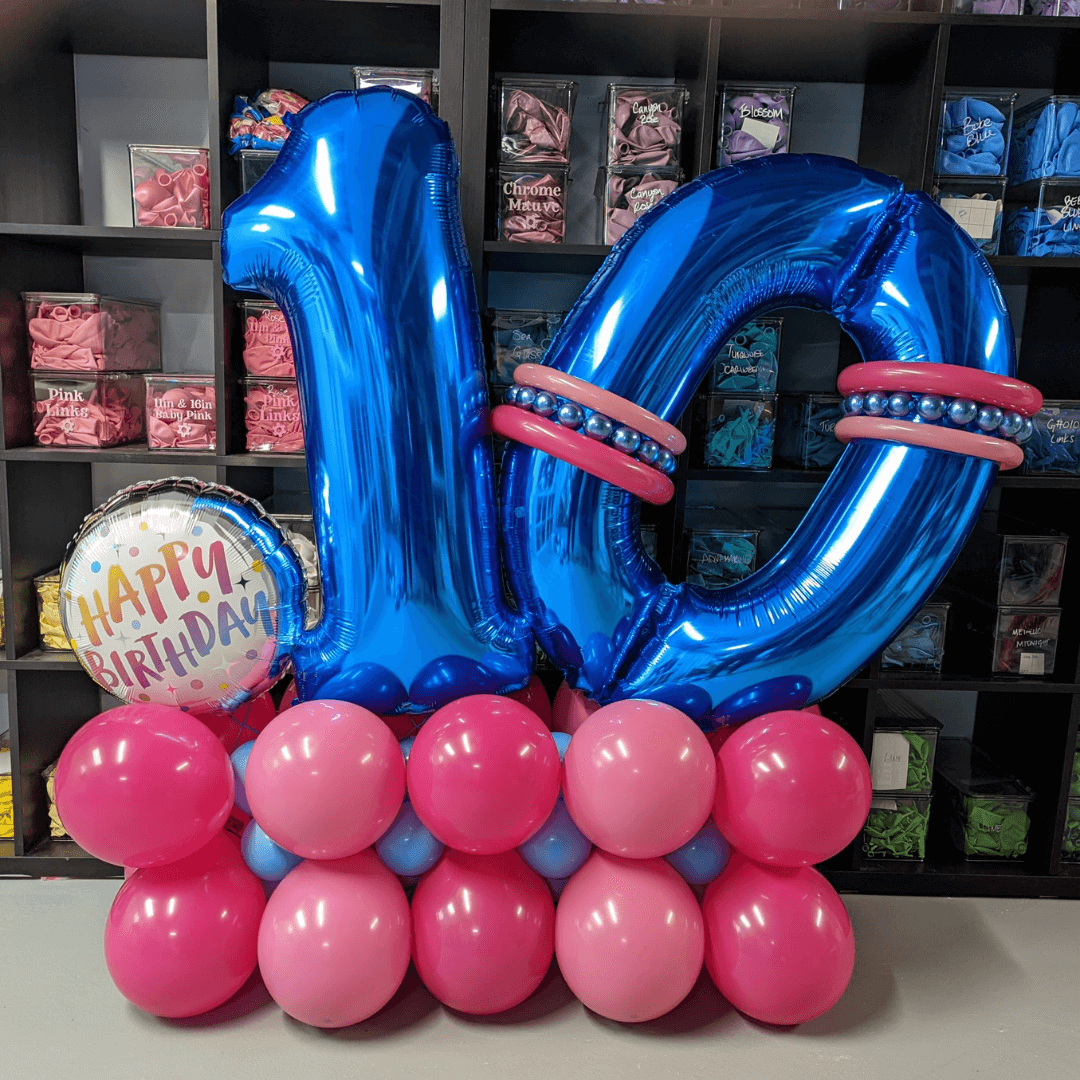 Order your balloon columns. Low cost, professional balloon decor, easy