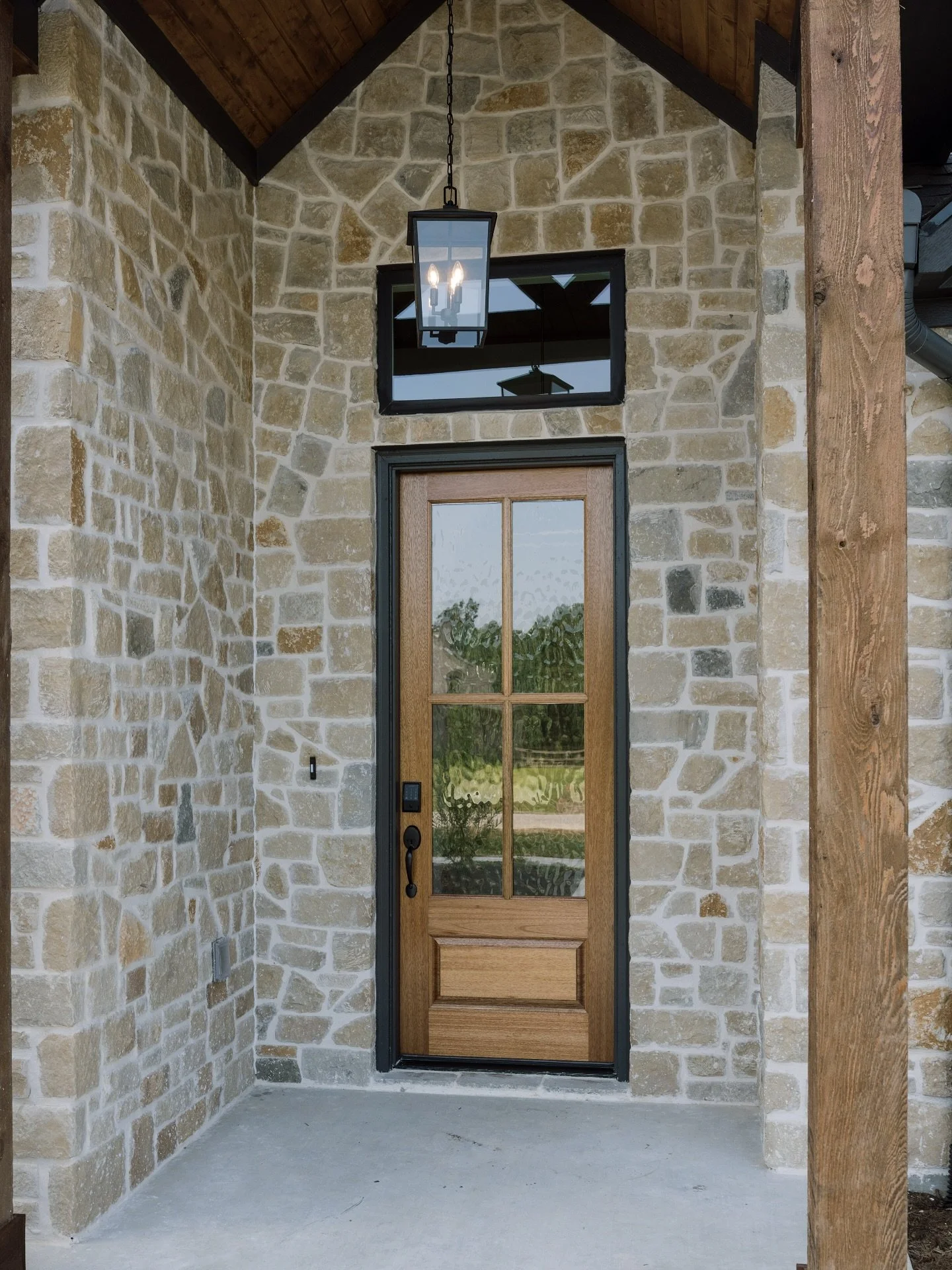 Every great home begins with a warm welcome. This beautiful front entry sets the tone for timeless style and inviting design. Pairing warm wood tones with natural stone creates a balanced, classic look that feels both welcoming and upscale. 

#Welcom