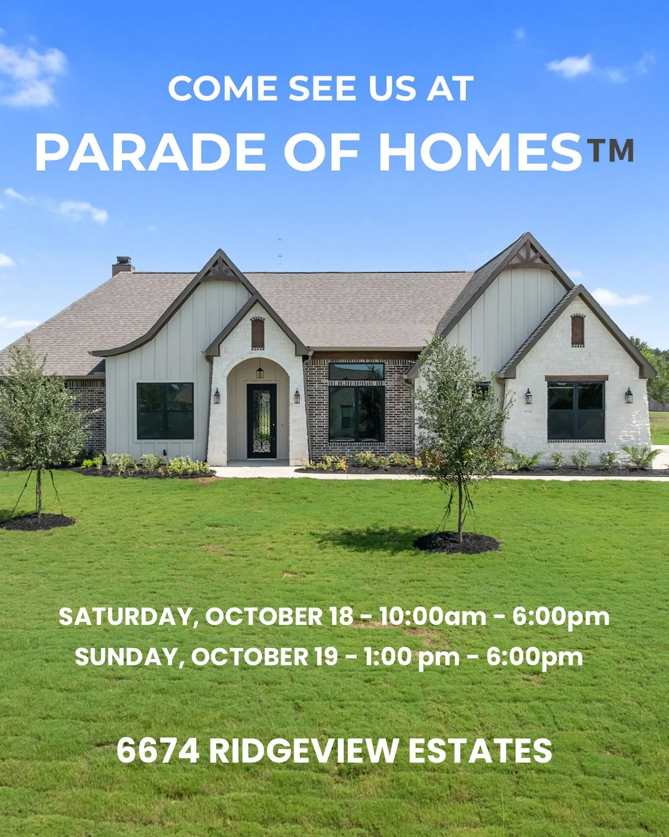 We’re excited for you guys to stop by our home at 6674 Ridgeview Estates Lane this weekend for @gbvbuilders Parade of Homes™ļø!! Come tour this beautiful, available home as well as learn more about who we are and the other properties we ha