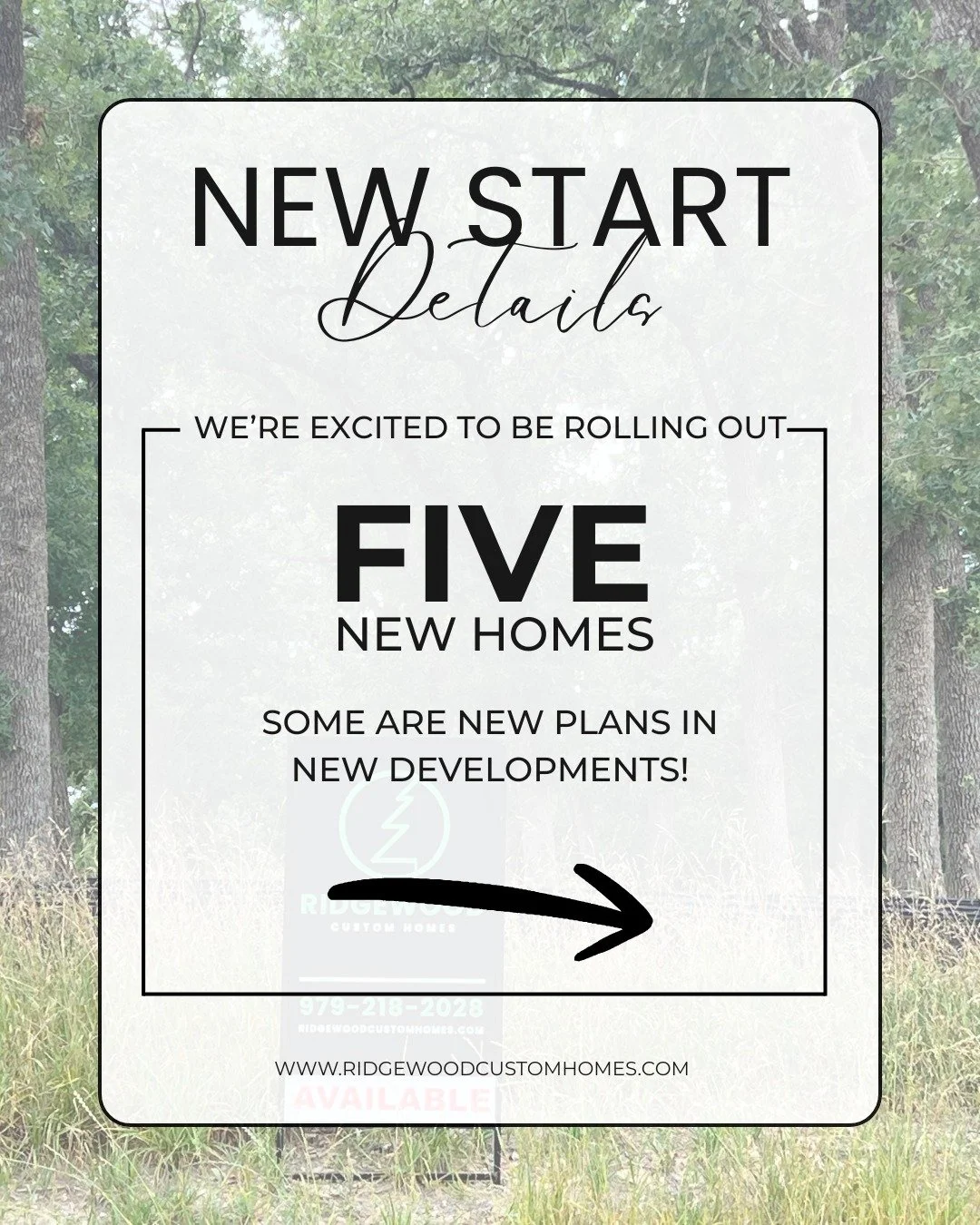 Something exciting is taking shape across Bryan-College Station 👀🏡

We&rsquo;ve got FIVE new homes breaking ground, and each one is thoughtfully designed with the way you actually live in mind. From open layouts to standout features, these floor pl