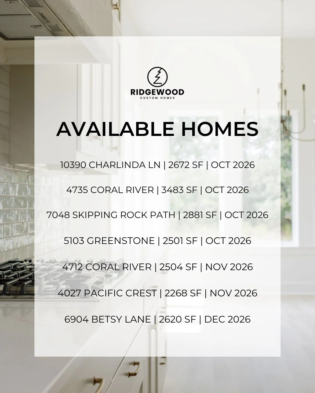 Happy Friday! ☀️

We have a fresh batch of beautiful new homes currently under construction and scheduled to be move-in ready later this fall. 

Even better, several of these homes are still early enough in the building process that you can personali