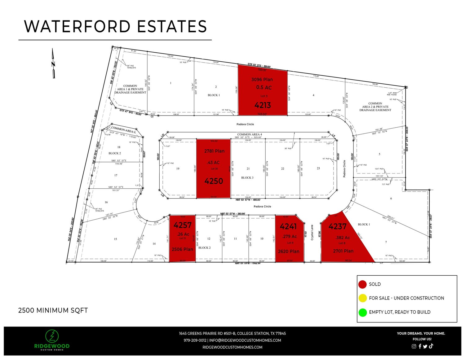 Waterford Heights College Station, TX — Ridgewood Custom Homes