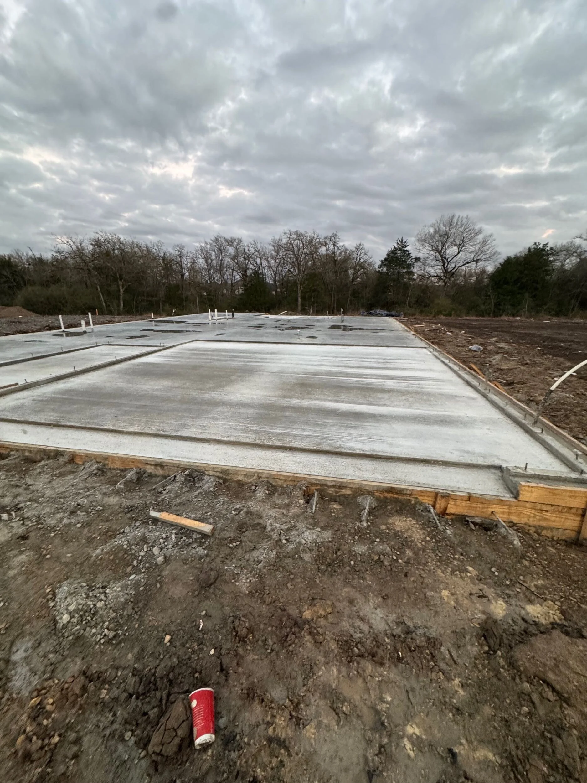 homesite ready for a new home built by Ridgewood Custom Homes in Bryan, TX