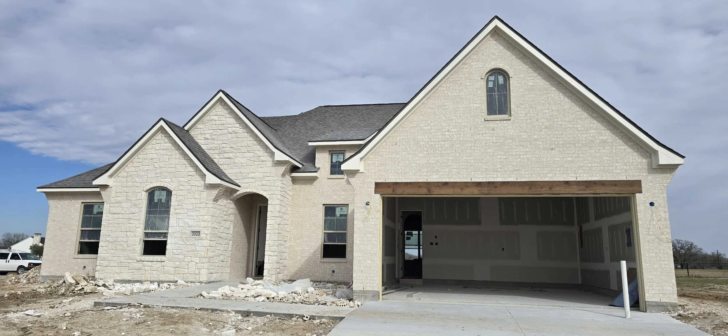 Under Construction Home built by Ridgewood Custom Homes in Stella Ranch in Bryan, TX