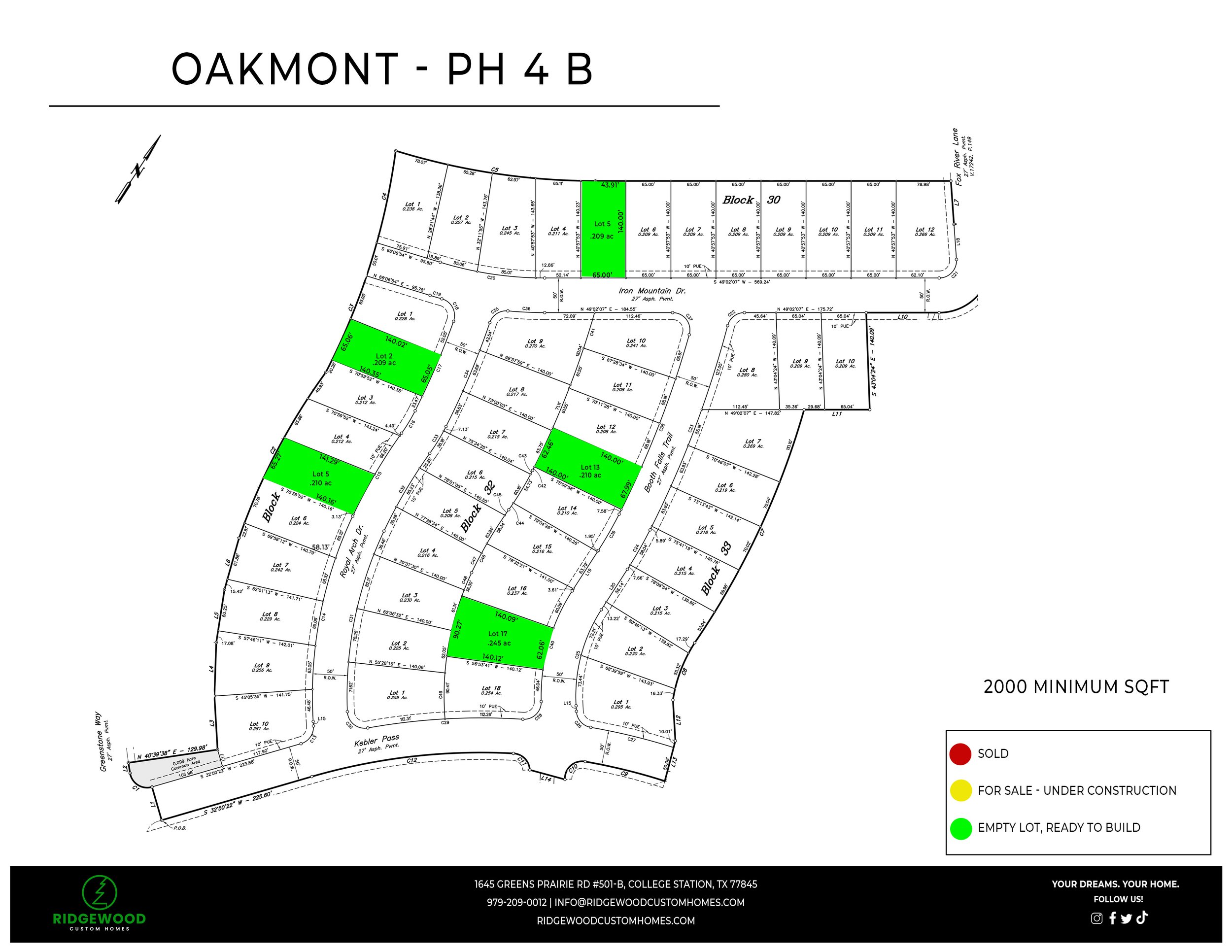 Oakmont Bryan, TX — Ridgewood Custom Homes