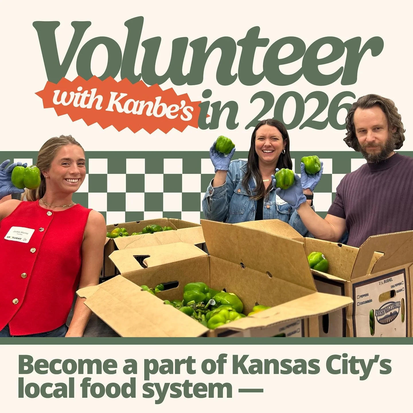 The gym isn&rsquo;t the only place to &ldquo;move it&rdquo; in 2026 🤭
Volunteer with Kanbe&rsquo;s and move fresh produce across Kansas City! 2026 shifts are open - sign up today!🍊🍎
👉Kanbesmarkets.org/volunteer

#kansascity #kcmo #volunteer #newy