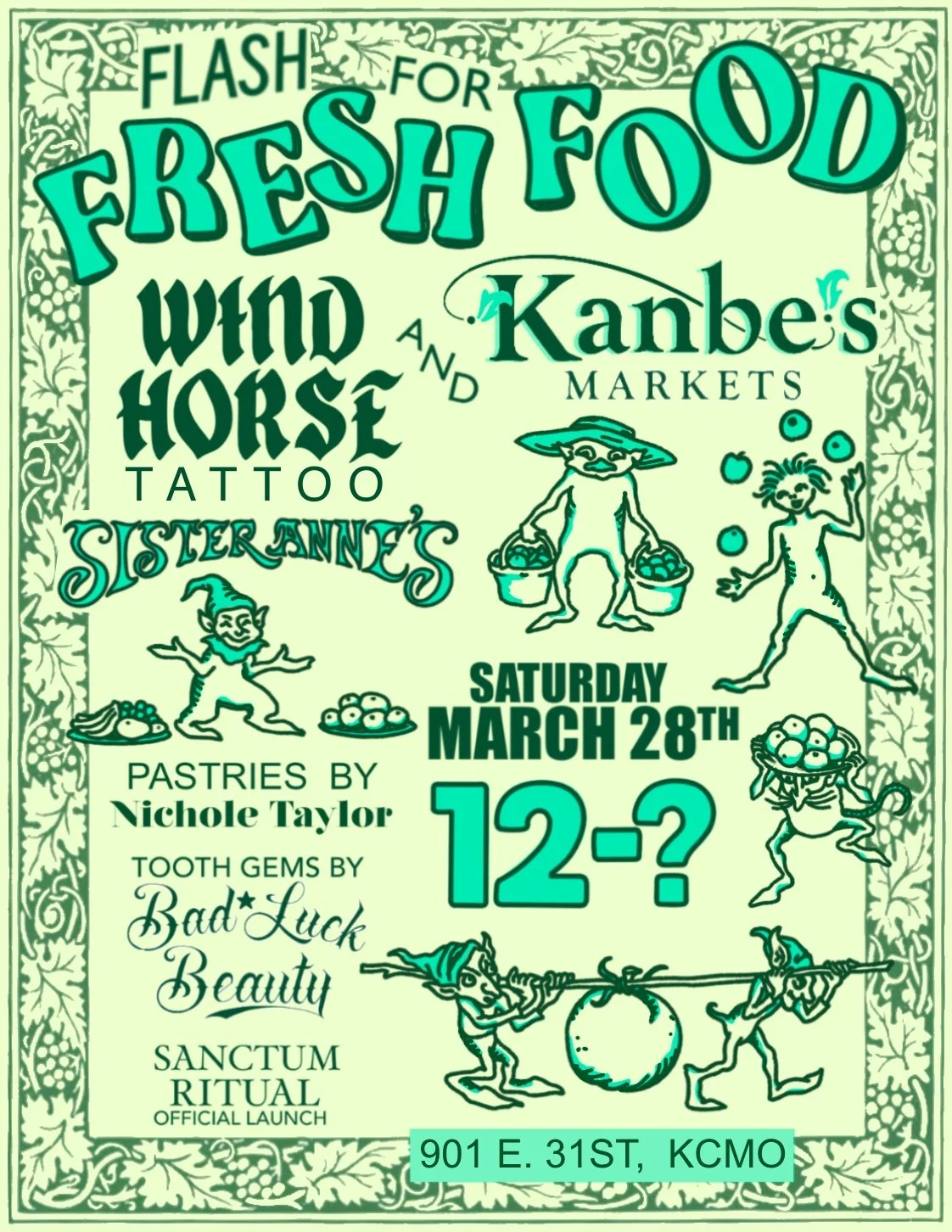 Flash For Fresh Food Hosted by Windhorse Tattoo