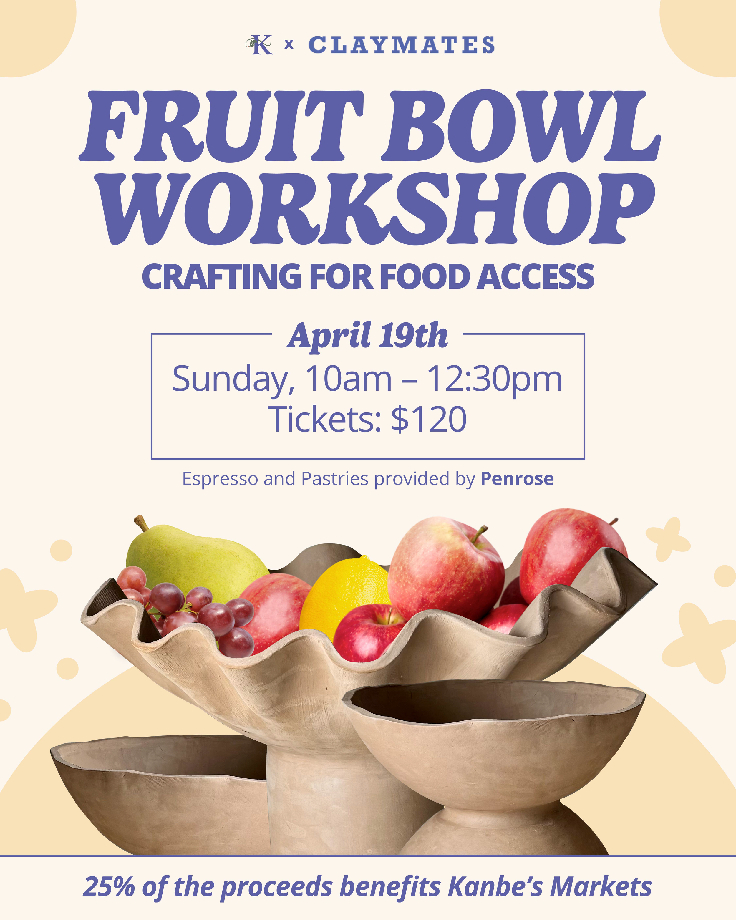 Fruit Bowl Workshop with Claymates!
