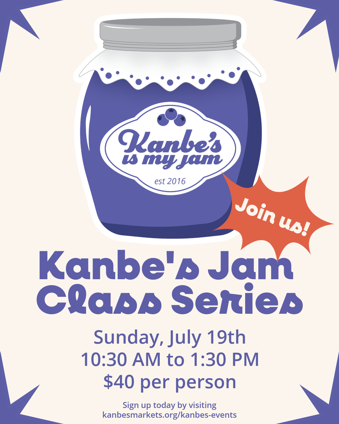 Kanbe’s Markets July Jam Class 
