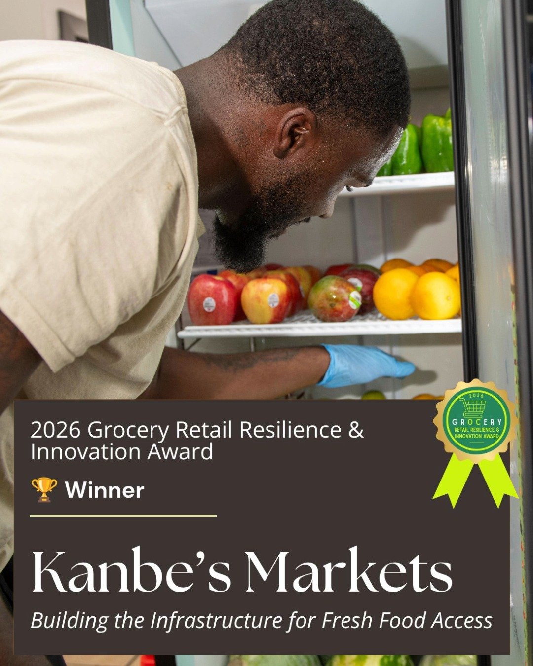 We&rsquo;re proud to share that Kanbe&rsquo;s Markets has been named a 2026 Grocery Retail Resilience &amp; Innovation Award recipient! 🛒

Our work with independently owned corner stores across Kansas City is rooted in a simple idea: food access sol