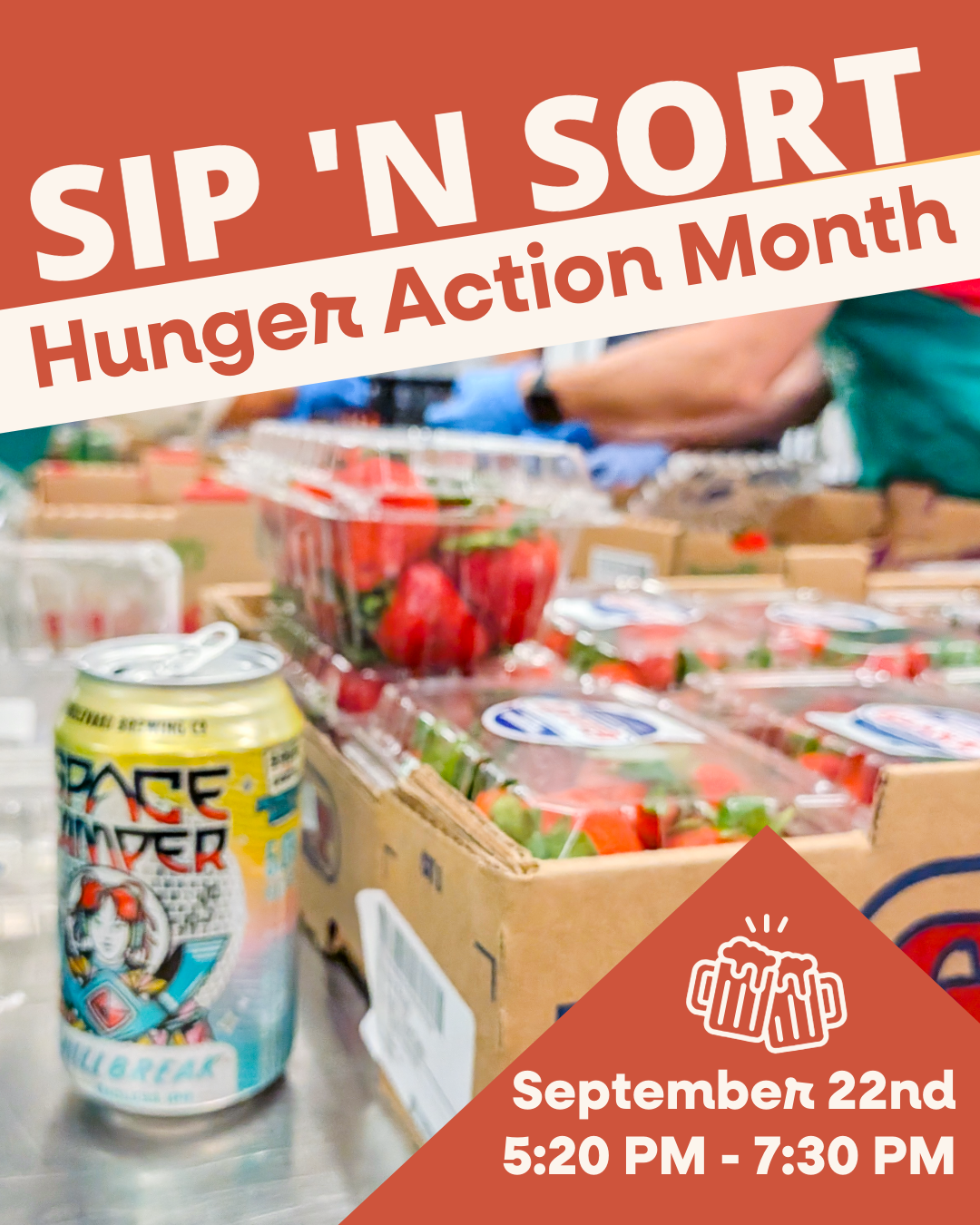Hunger Action Month | Sip 'N Sort