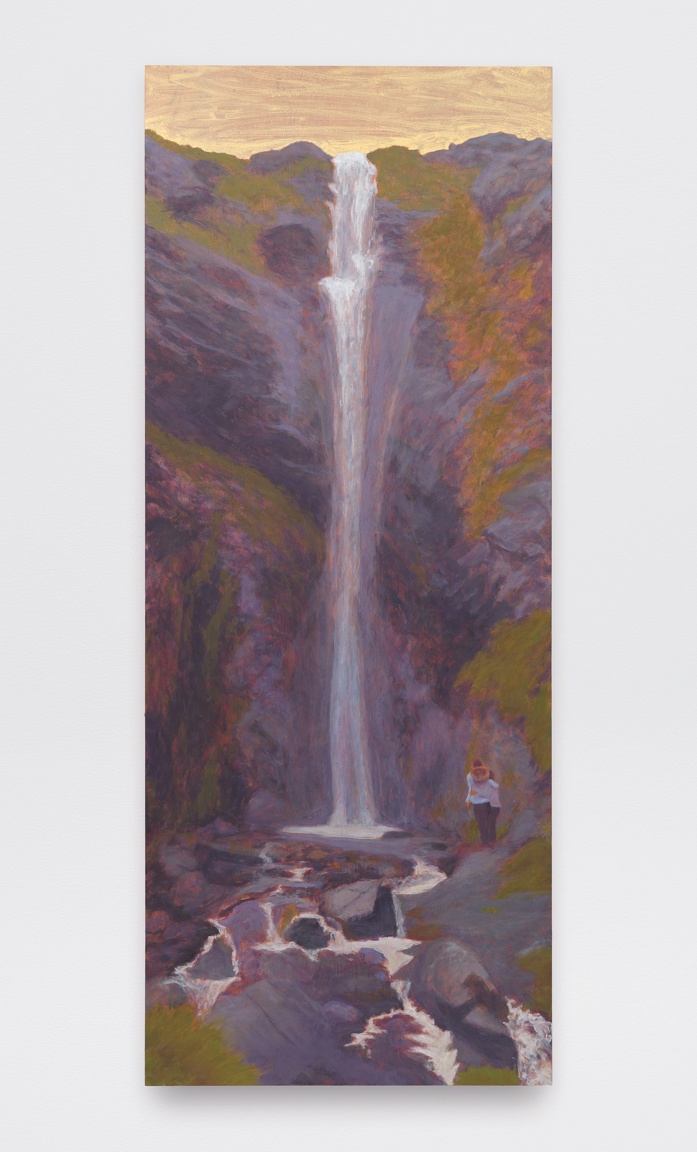 Spray Sisters, 60 x 24", Oil on mahagony panel, 2026