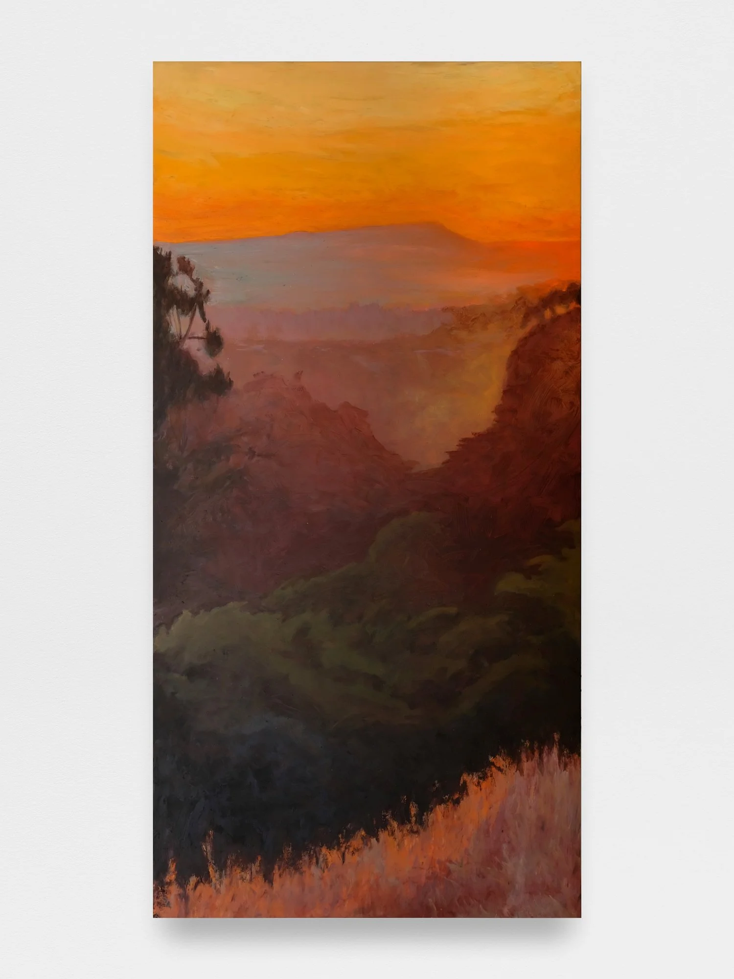 Tam in the Distance, 48 x 24”
, oil on mahogany panel, 2024-5