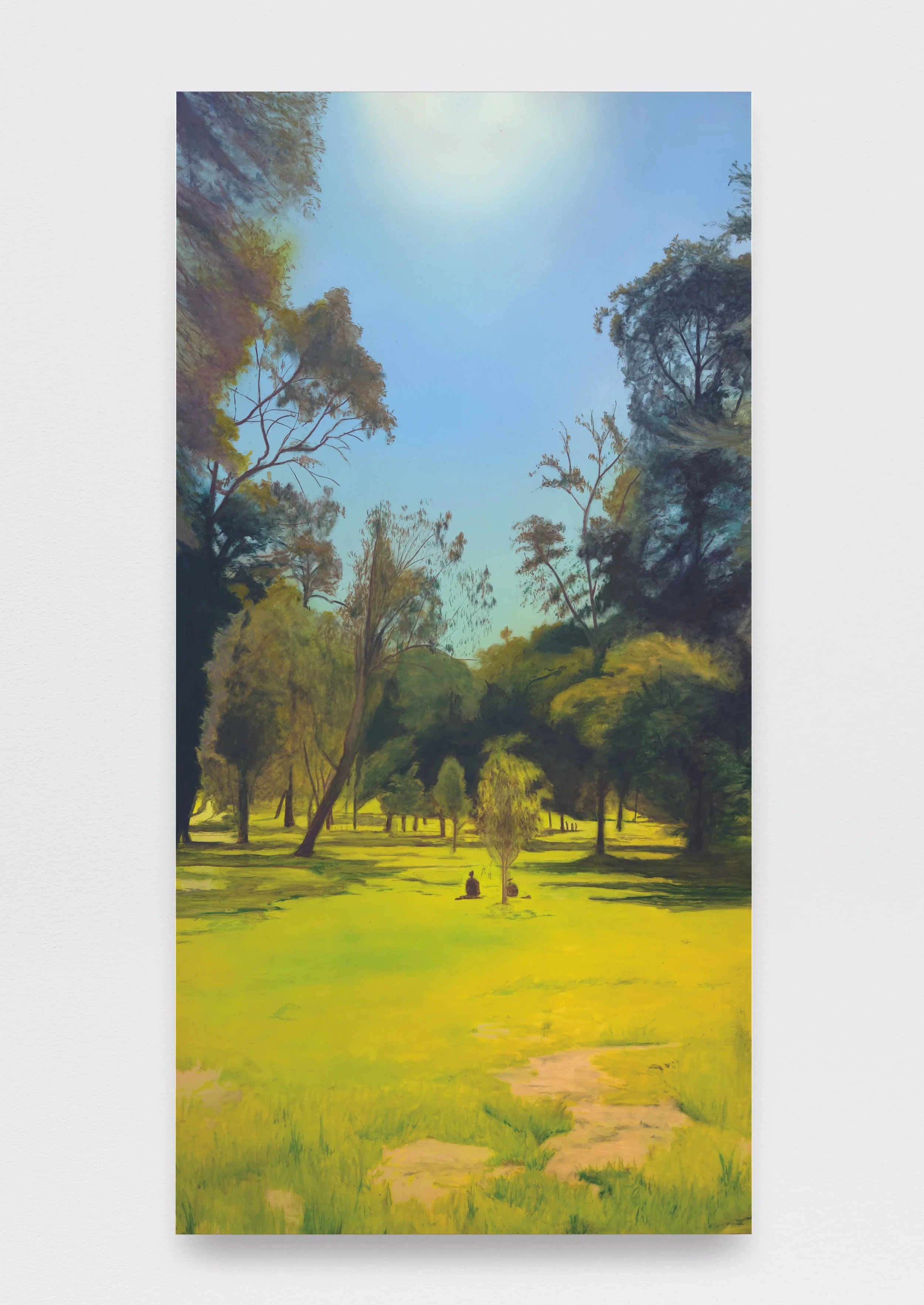Park Glow, 72 x 36”
, oil on acrylic on panel, 2024