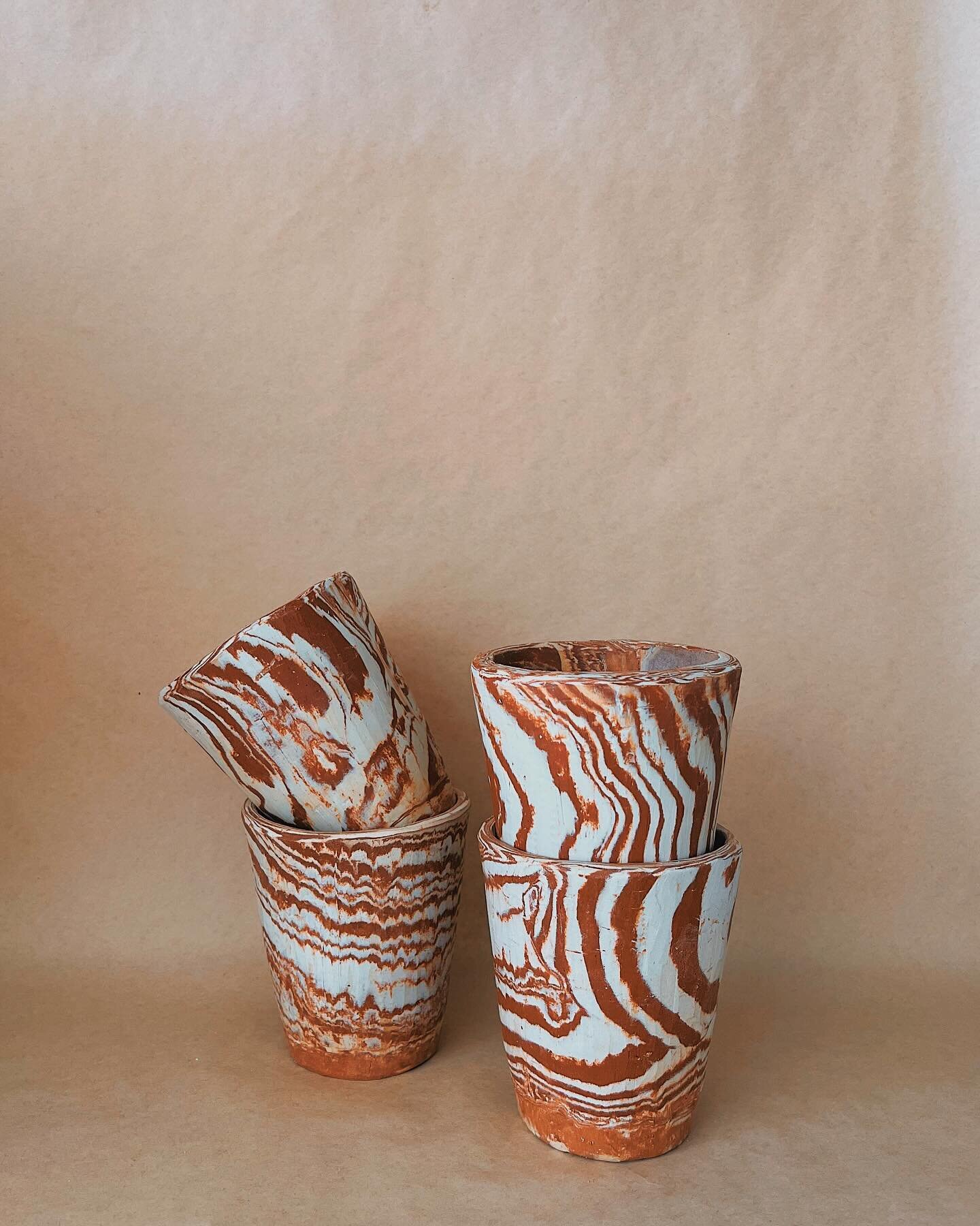 Cups anyone? 

Making a whole heap of these to have available in sets when I have a large enough inventory!