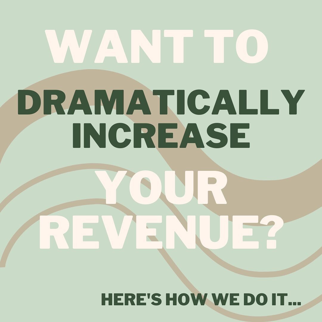 In a recent client testimonial, my client stated that our work together &ldquo;dramatically increased her revenue&rdquo; 🎉🥂👏🏻💃🏻

So how did we do it? And what can you do today to start increasing YOUR revenue?

First, we did some serious clean 