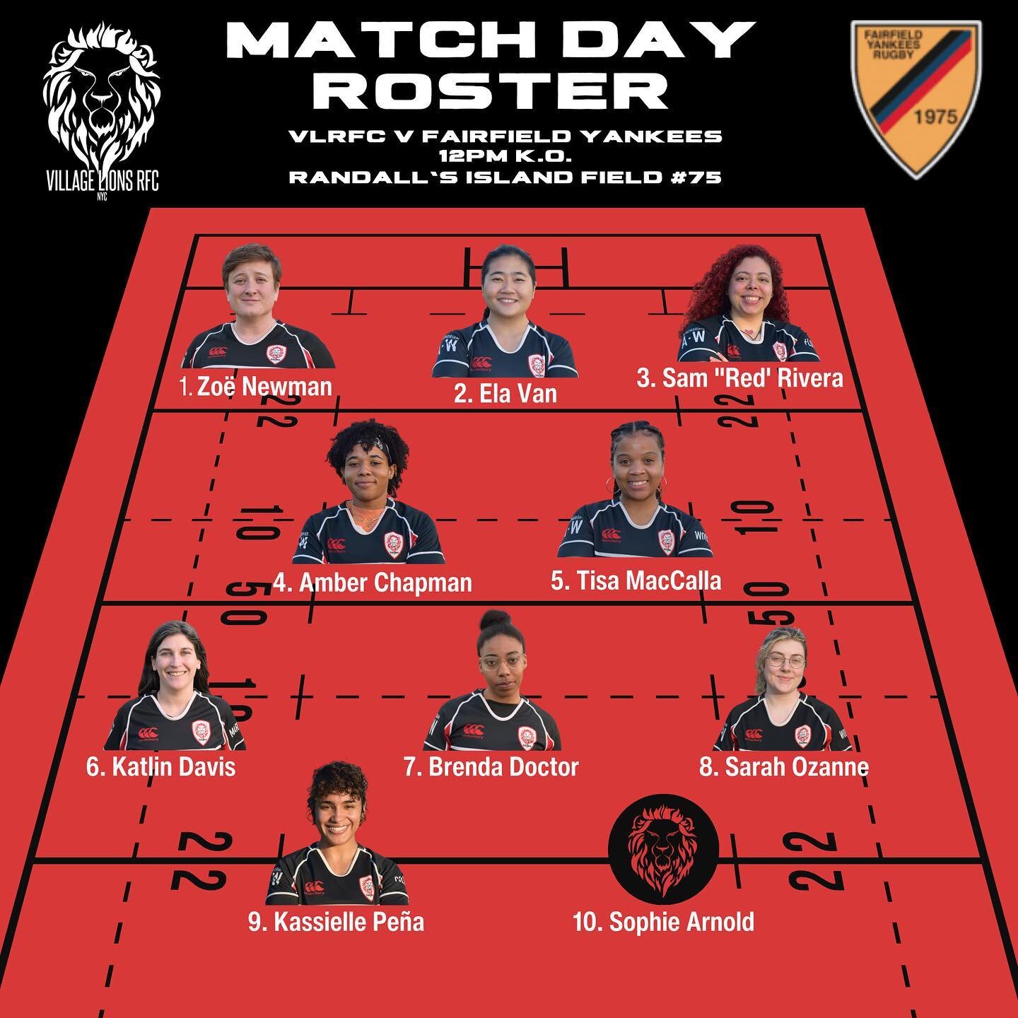 Here it is! These are the Leonas that will be taking on @fairfieldladyyankeesrugby in our spring opener. We are coming invigorated, hungry, and wanting a win. Come cheer us on!